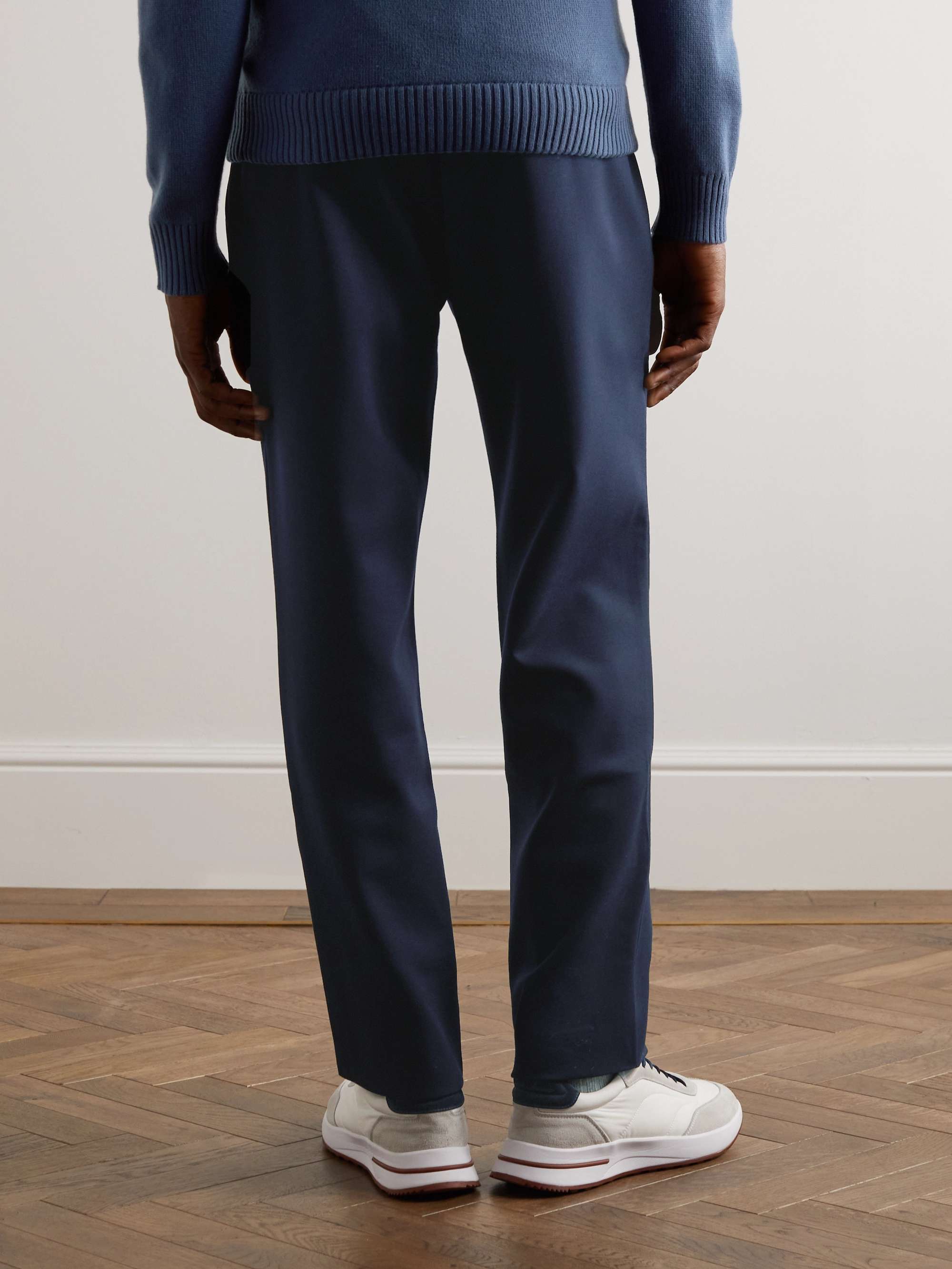 LORO PIANA Holburn Tapered Stretch Wish Virgin Wool Sweatpants