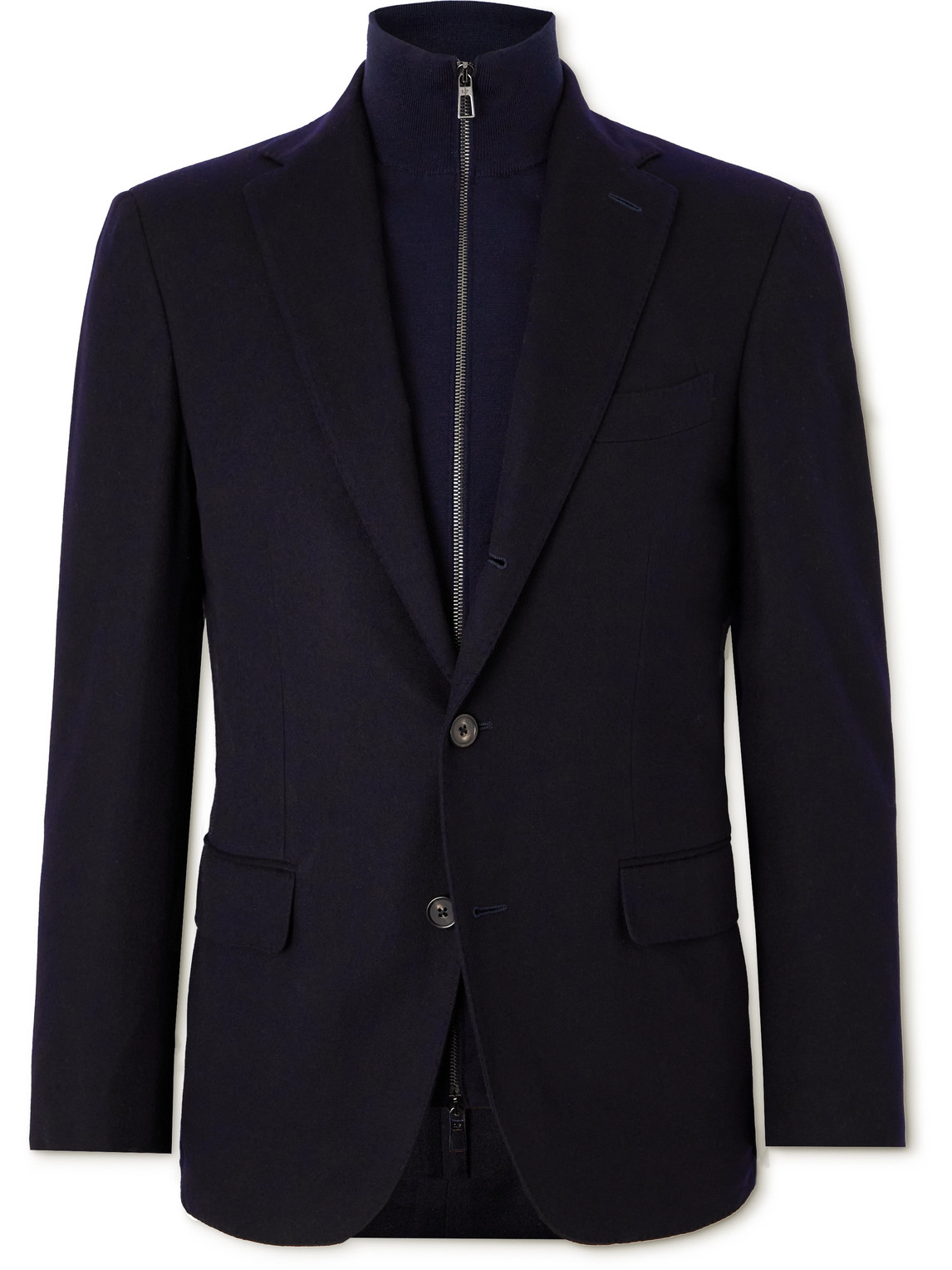 Loro Piana Rivoli Storm System® Cashmere-blend Blazer In Blue