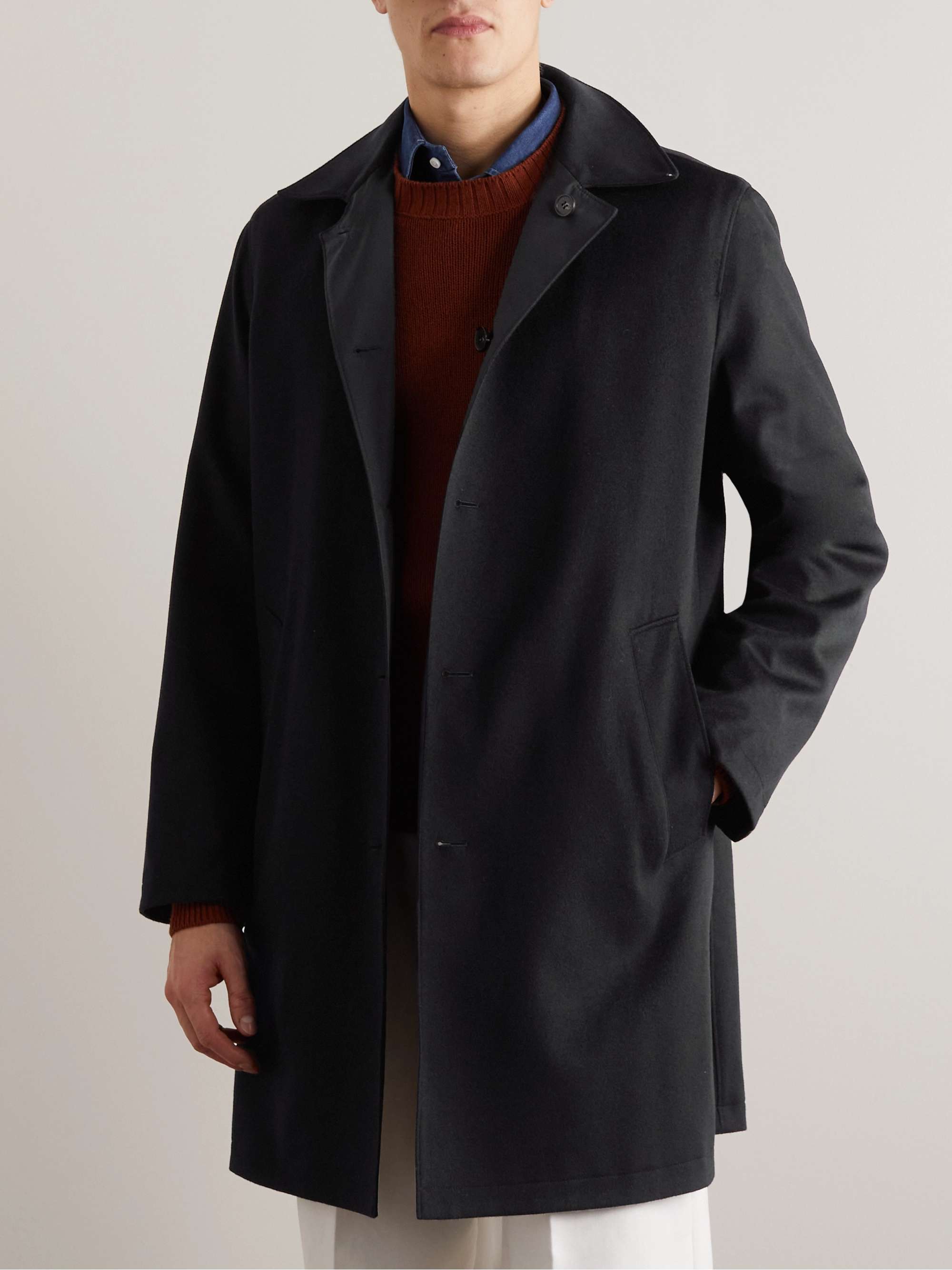 LORO PIANA Reversible Storm System® Shell and Cashmere Coat