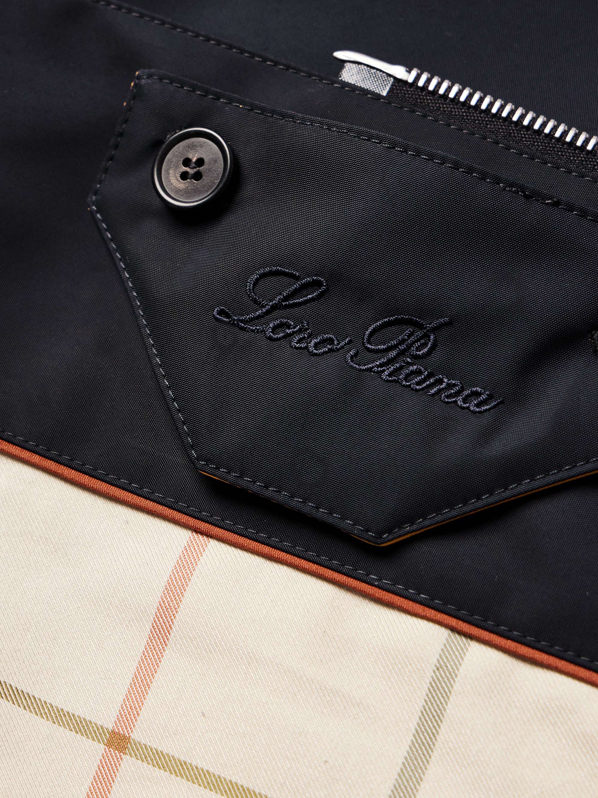 LORO PIANA Horsey Leather-Trimmed Storm System® Tech-Shell Field Jacket