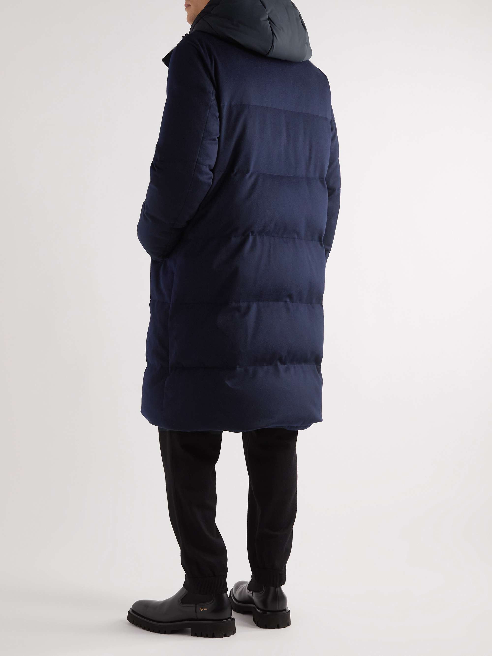 LORO PIANA Quilted Cashmere Down Parka