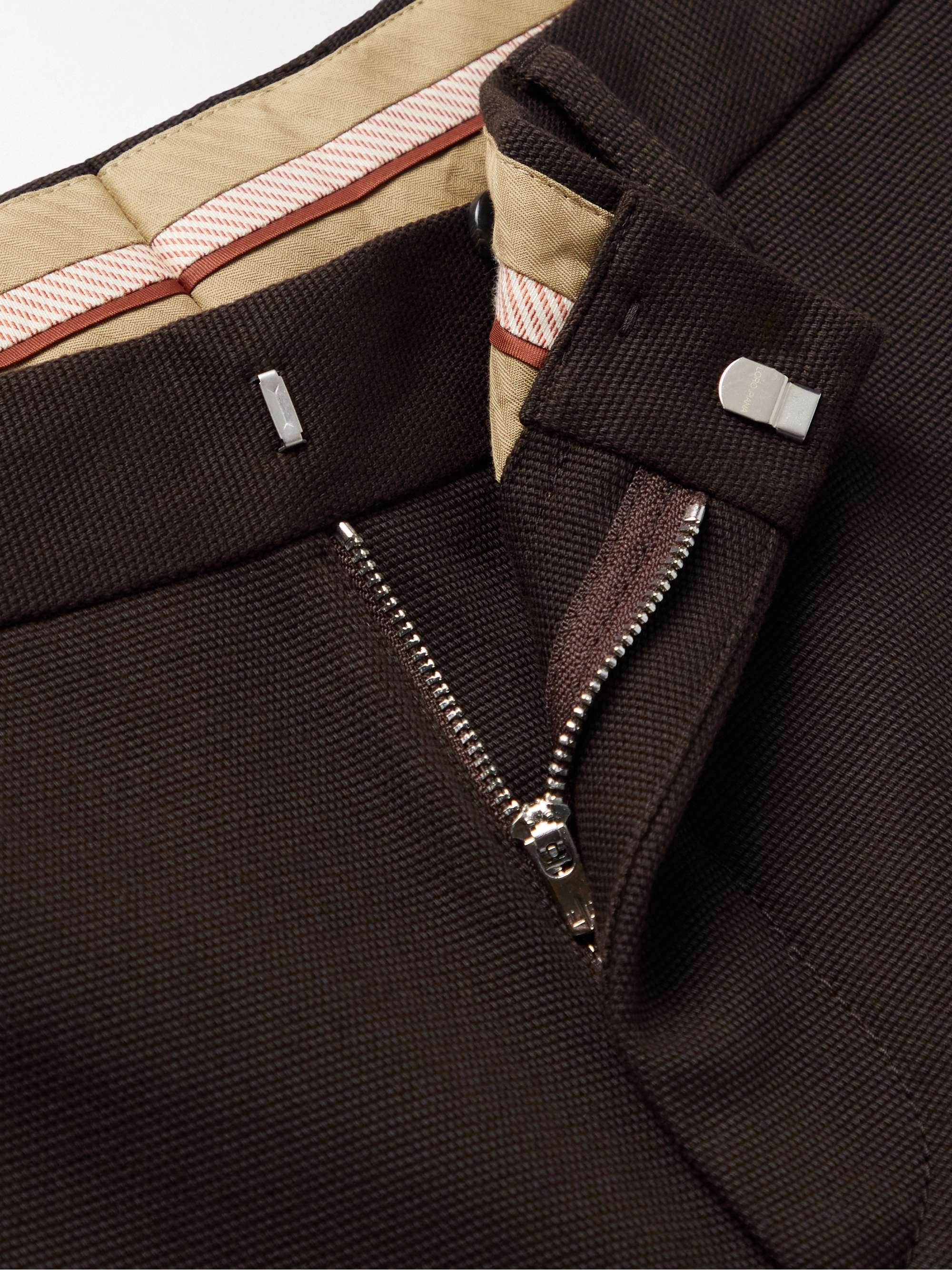 LORO PIANA Merse Straight-Leg Cotton Oxford Trousers
