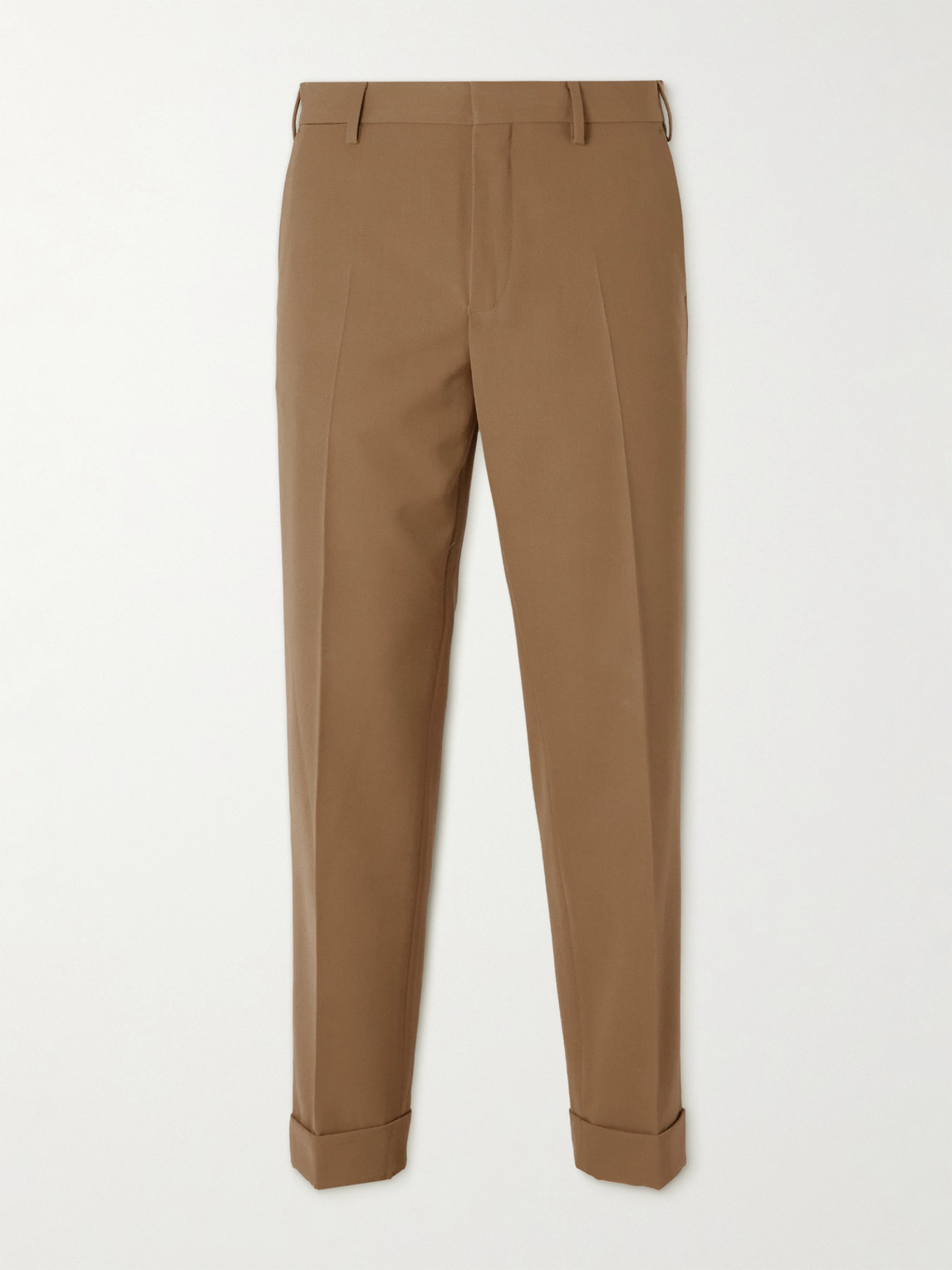 DRIES VAN NOTEN PHILIP TAPERED PLEATED TWILL TROUSERS