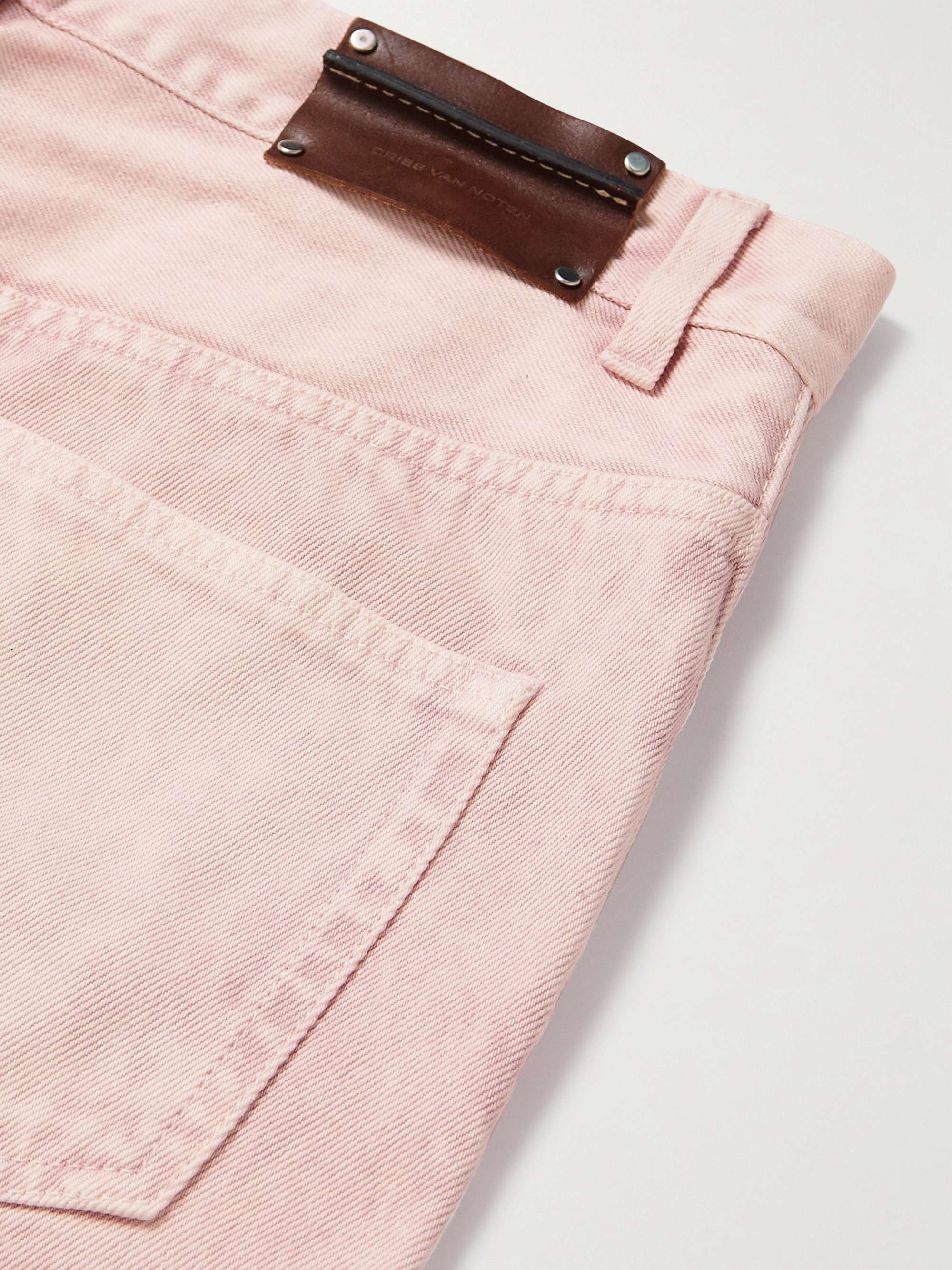 DRIES VAN NOTEN Pine Straight-Leg Jeans