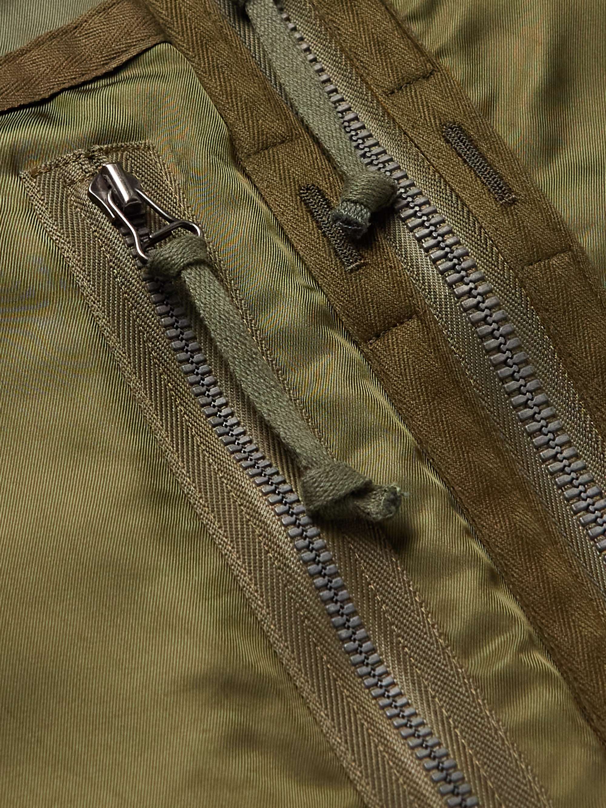 VISVIM Reversible Fleece-Lined Linen and Cotton-Blend Twill Parka