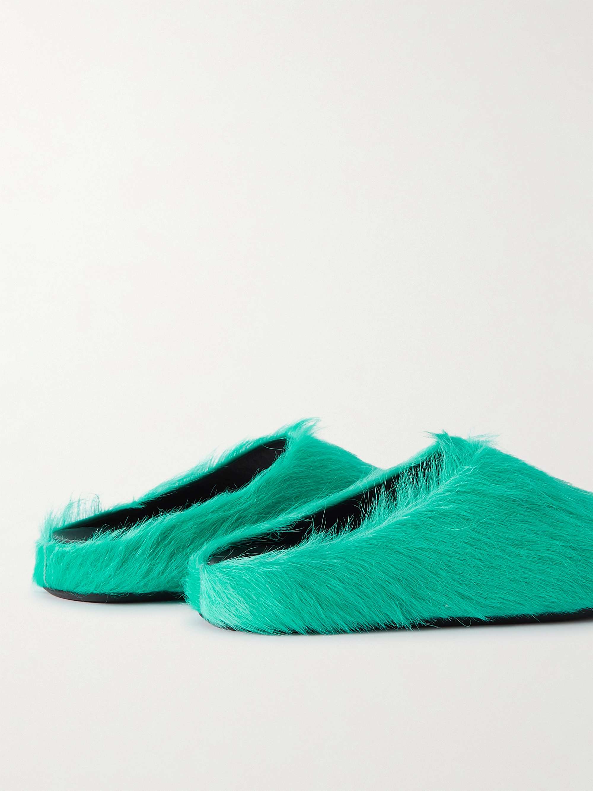 MARNI Fussbett Calf Hair Slippers