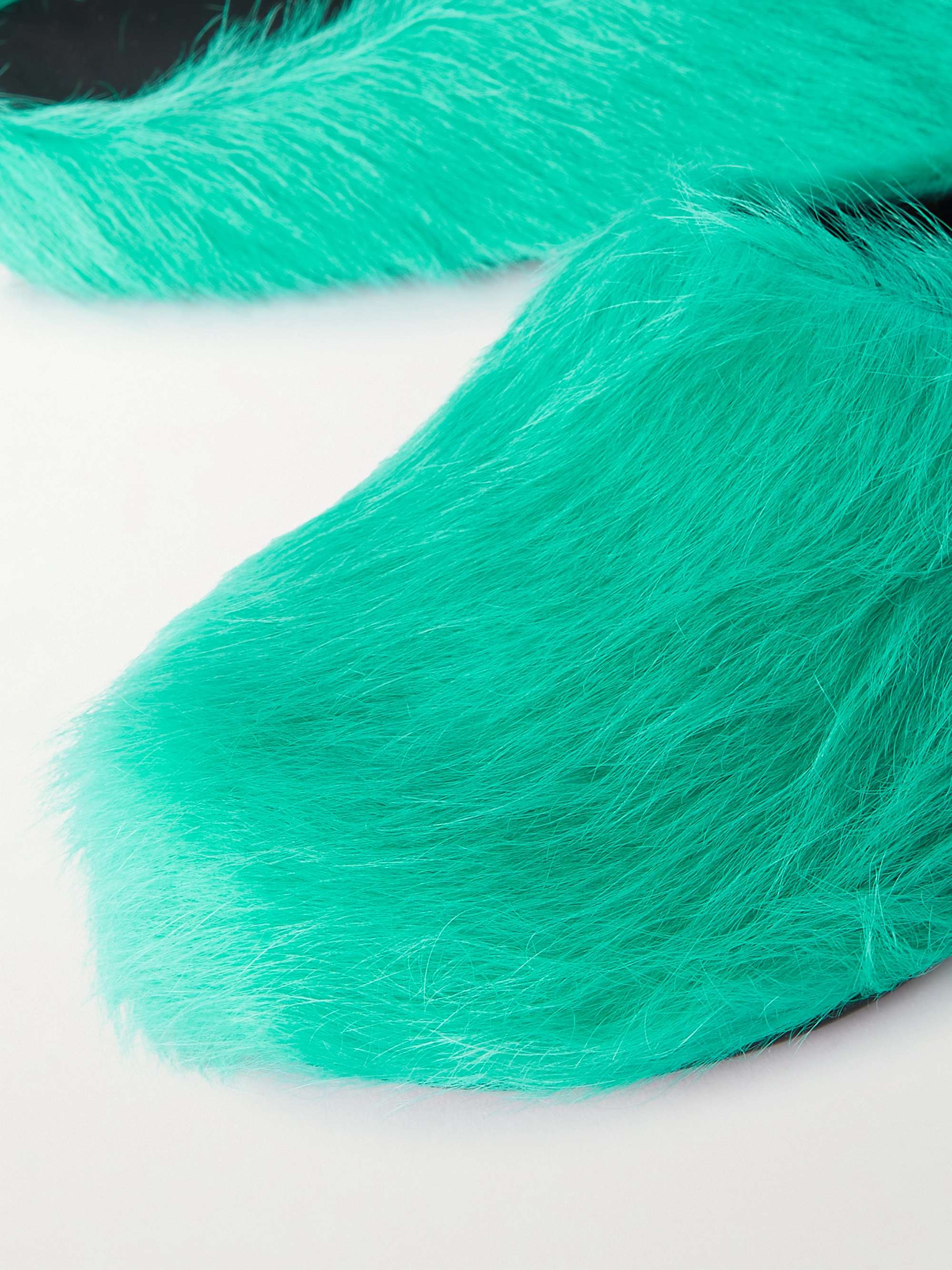 MARNI Fussbett Calf Hair Slippers
