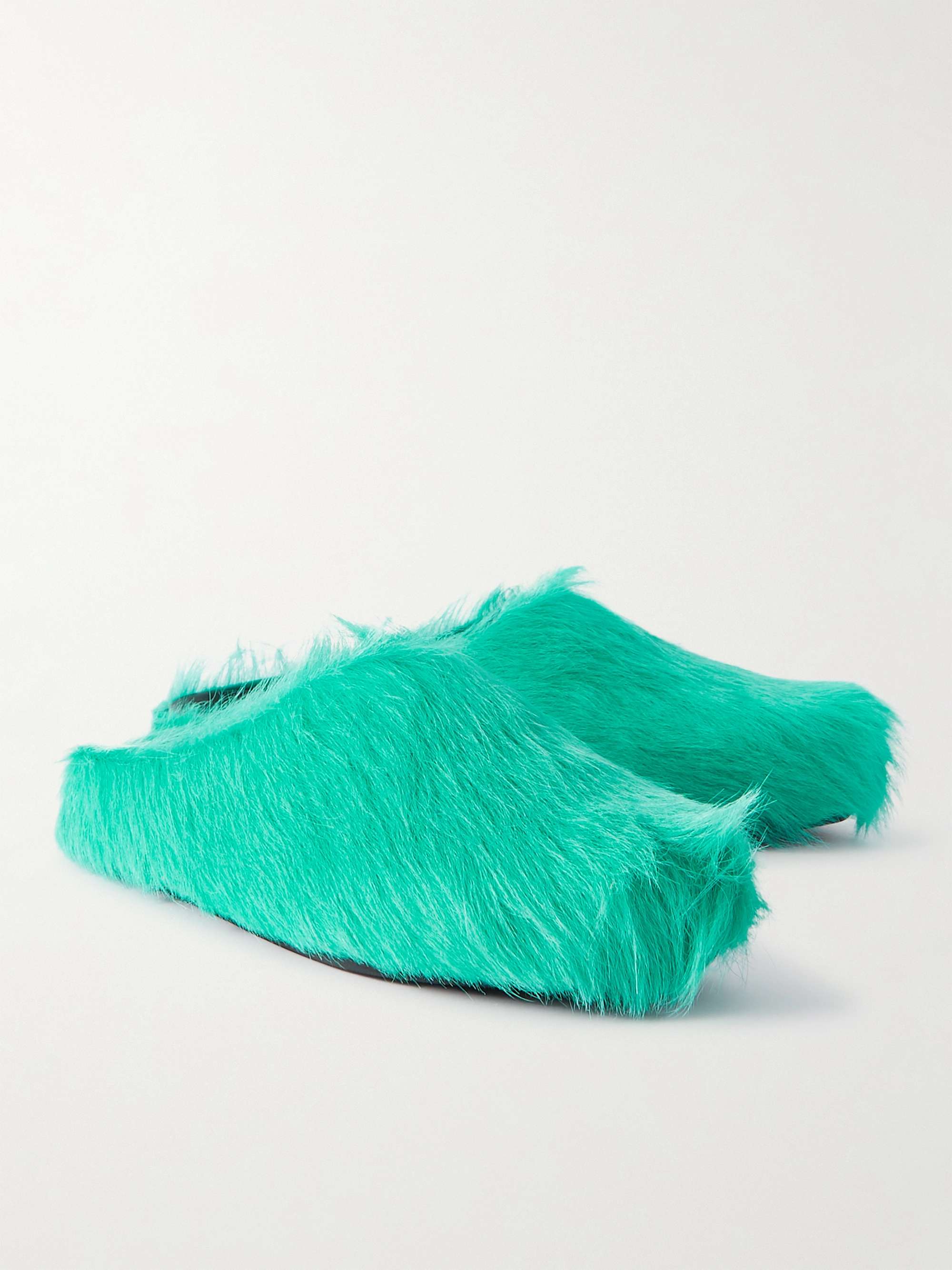 MARNI Fussbett Calf Hair Slippers