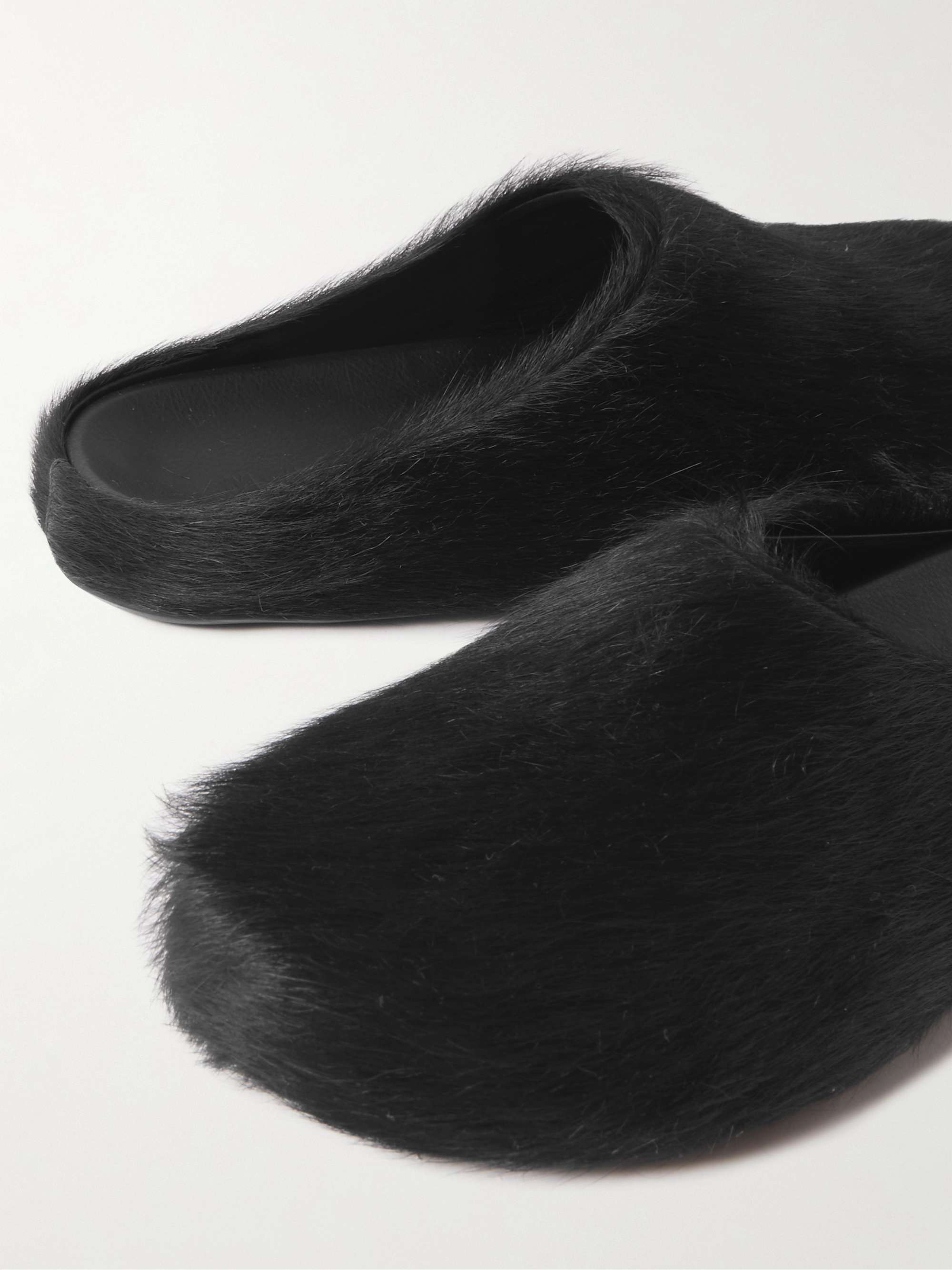 MARNI Fussbett Calf Hair Slippers