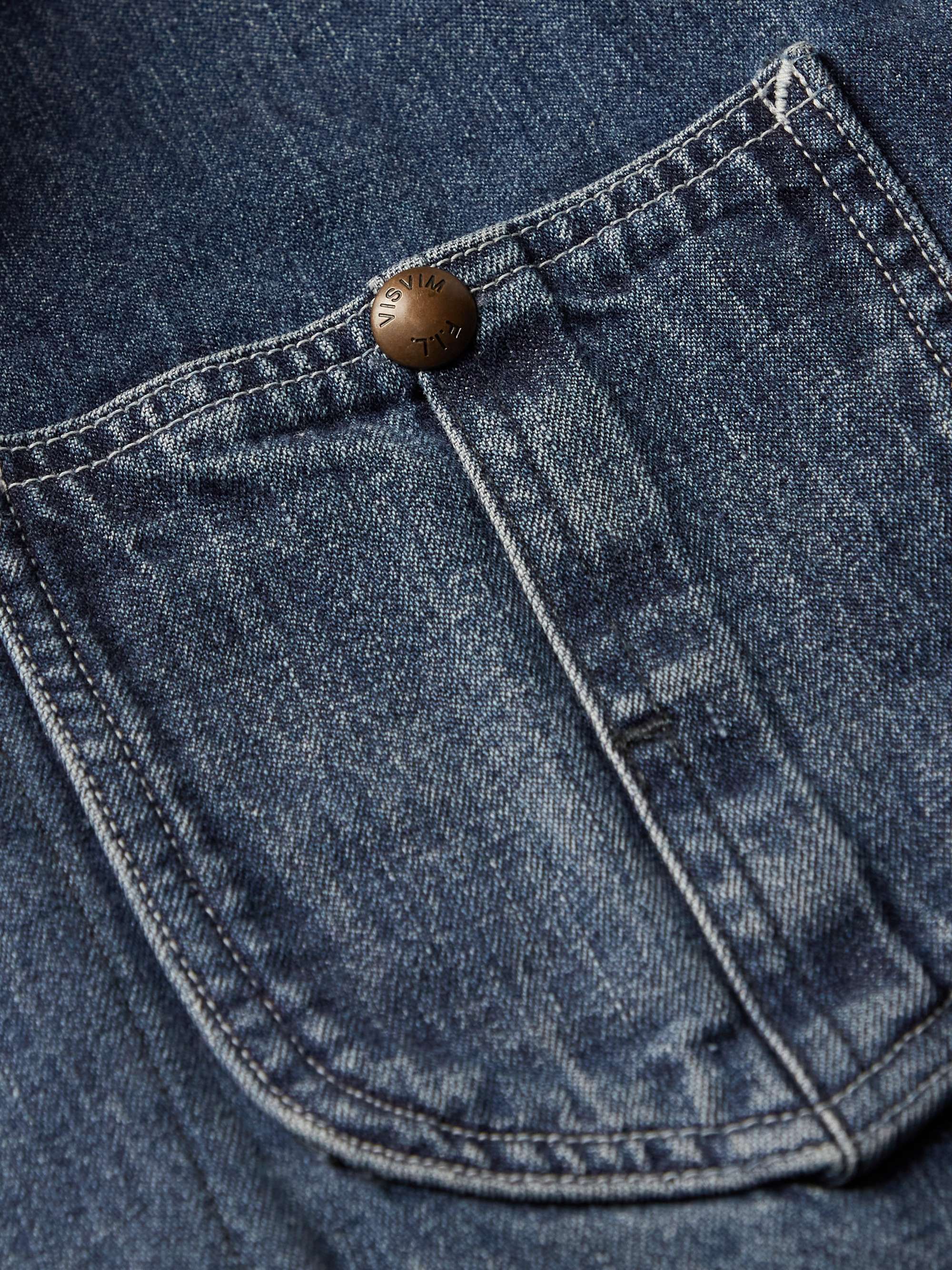 VISVIM Social Sculpture Corduroy-Trimmed Denim Jacket