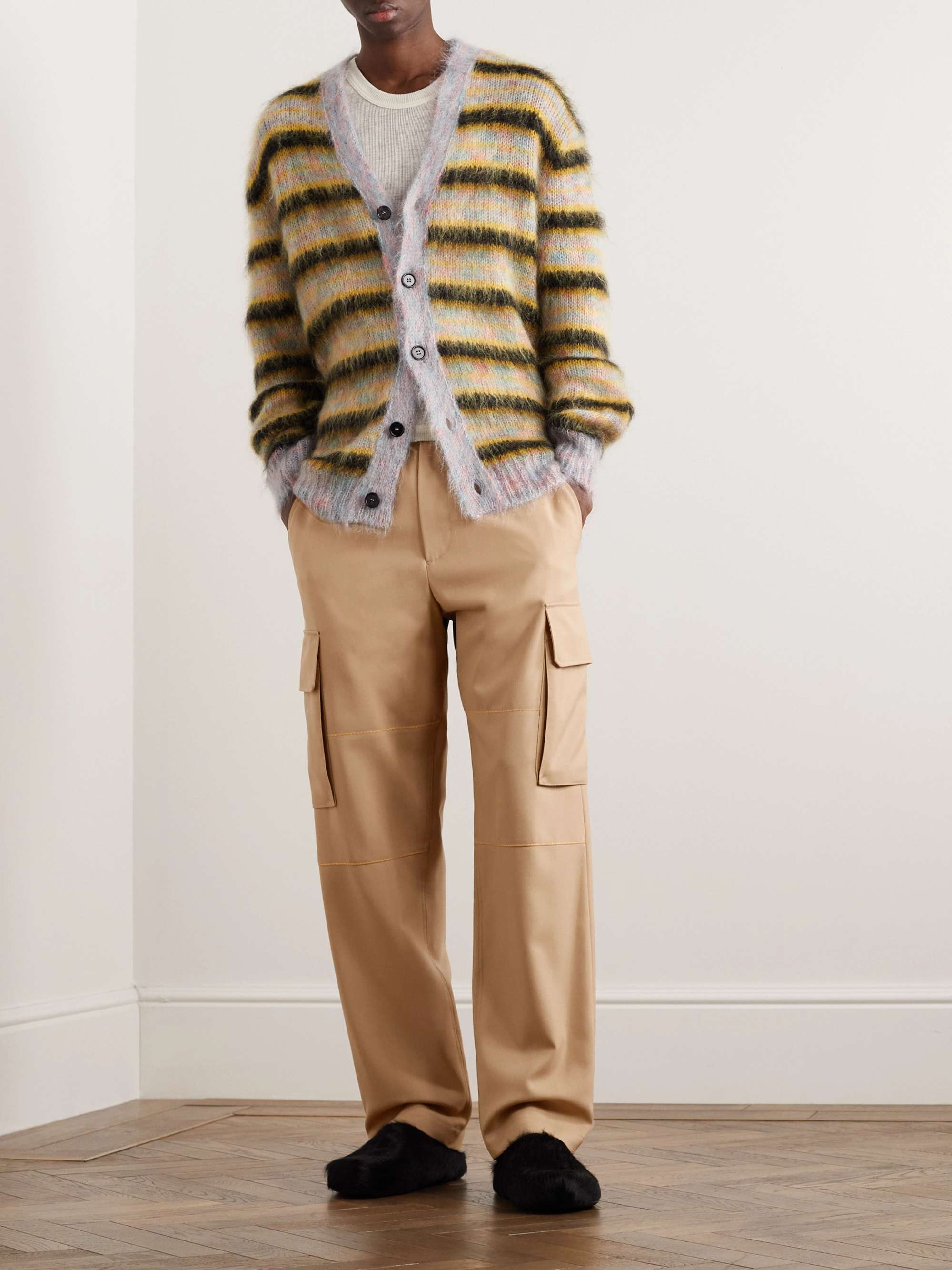 MARNI Straight-Leg Wool Cargo Trousers for Men | MR PORTER