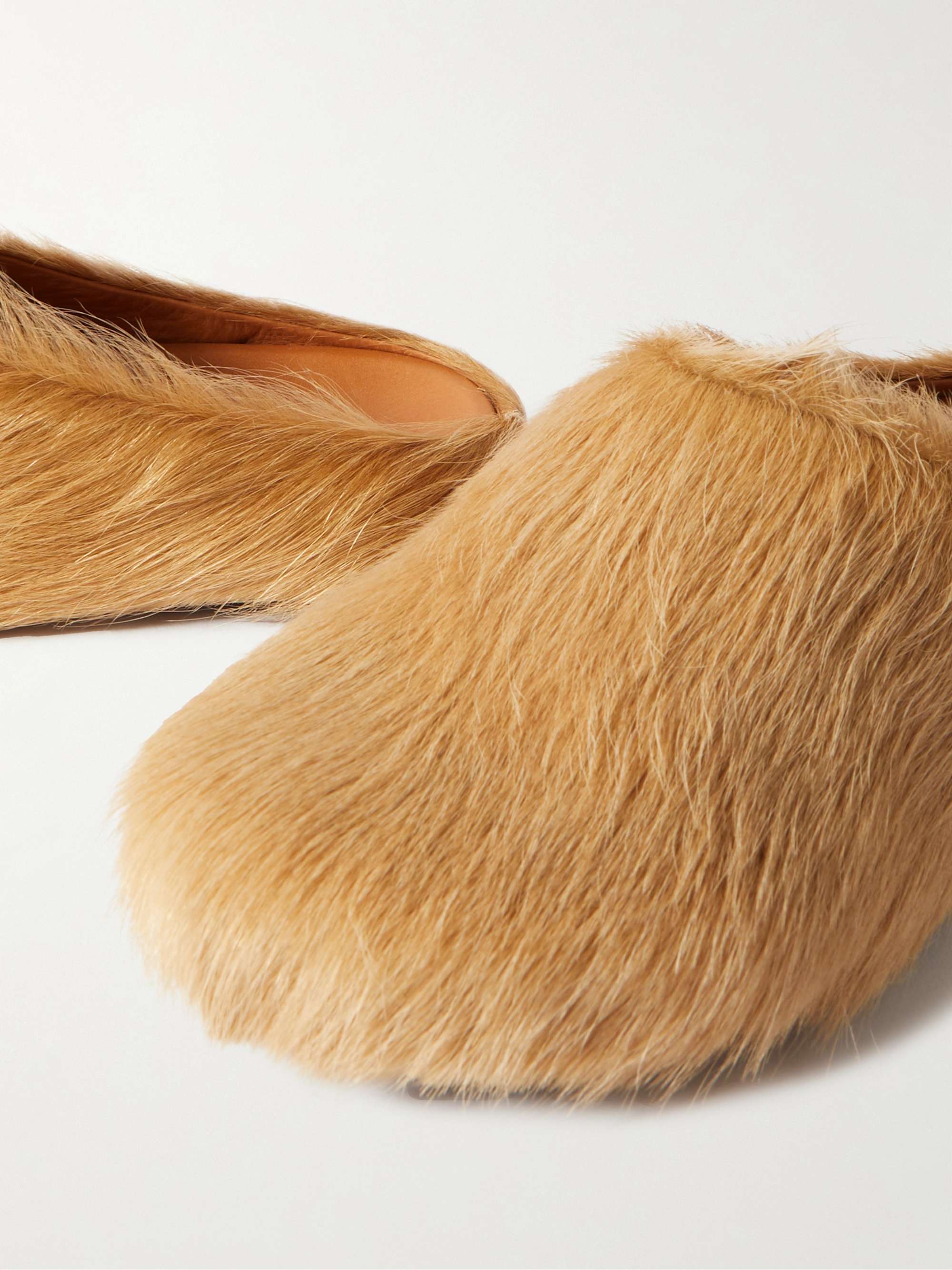 MARNI Fussbett Calf Hair Slippers