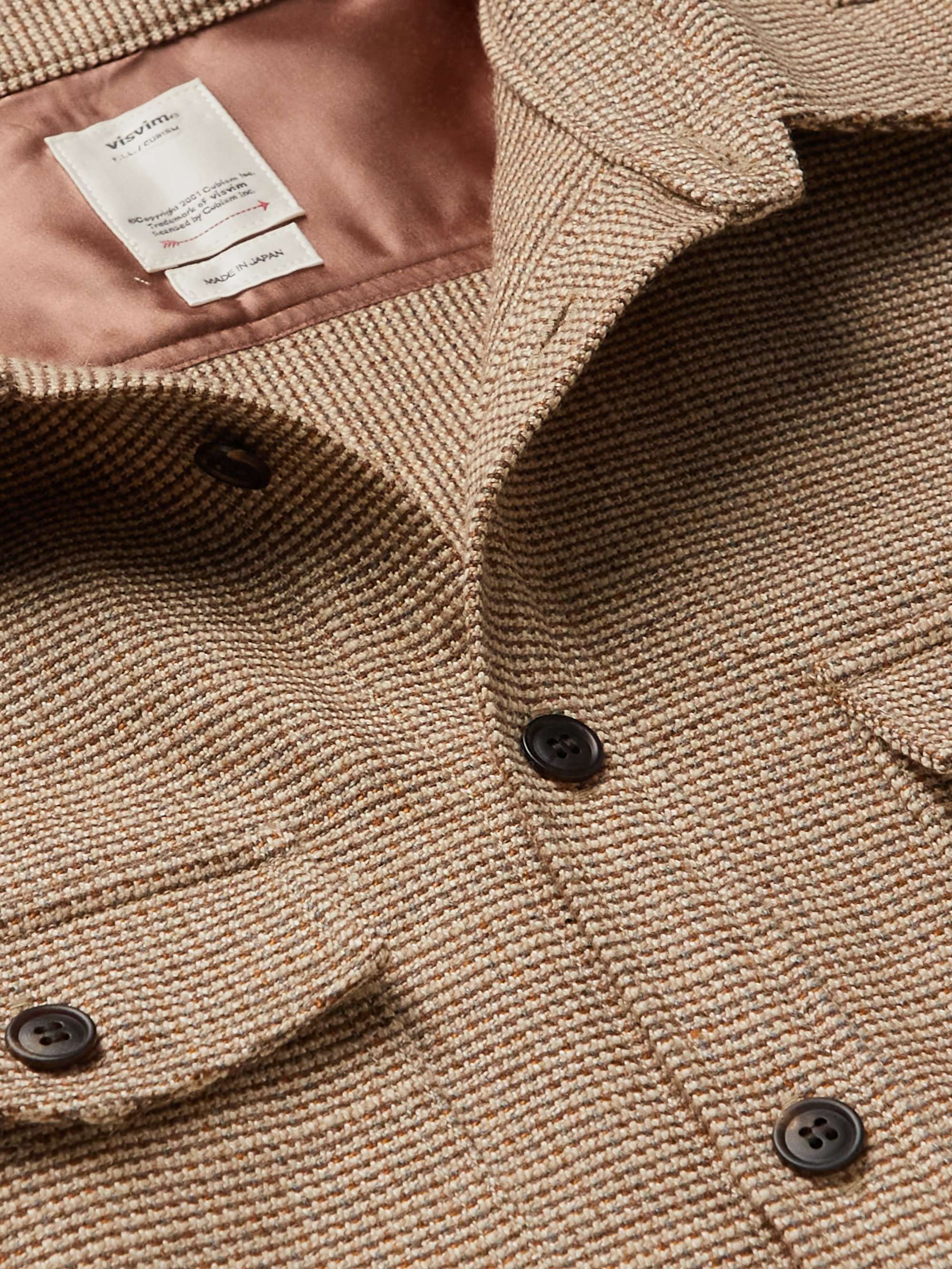 Lumber Wool, Linen and Silk-Blend Tweed Shirt