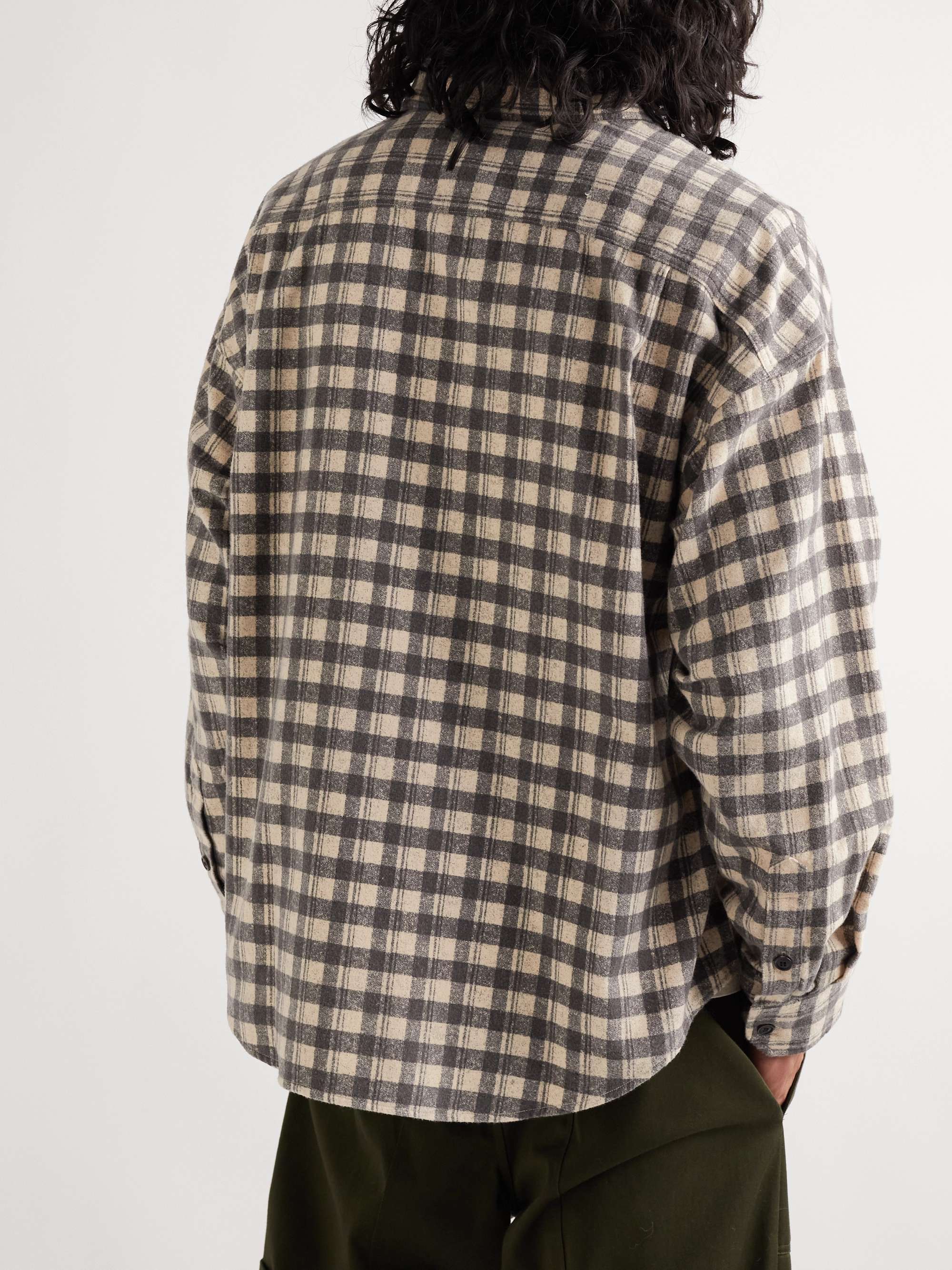 VISVIM Pioneer Checked Cotton-Flannel Shirt