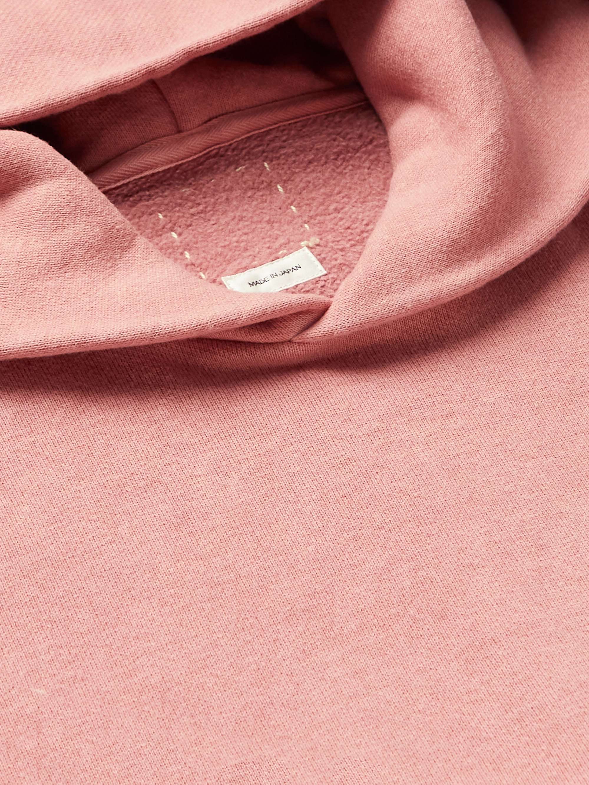 VISVIM Distressed Garment-Dyed Cotton-Jersey Hoodie