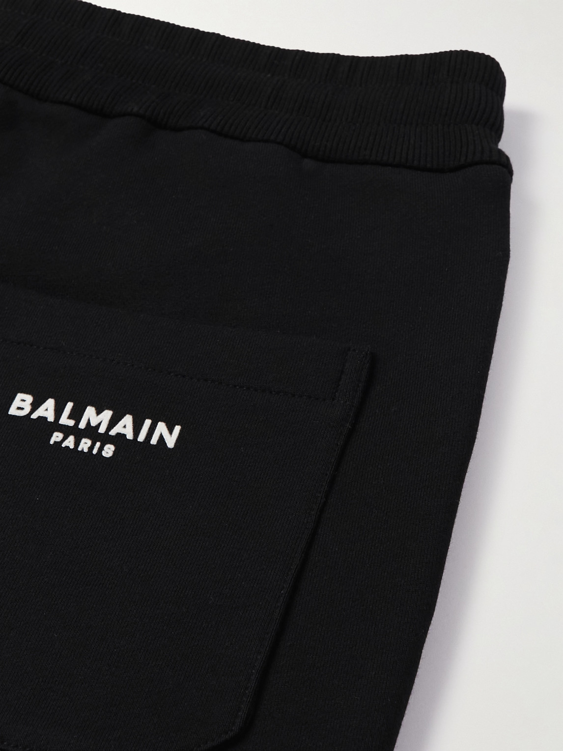 Balmain Black Reflective Sweatpants