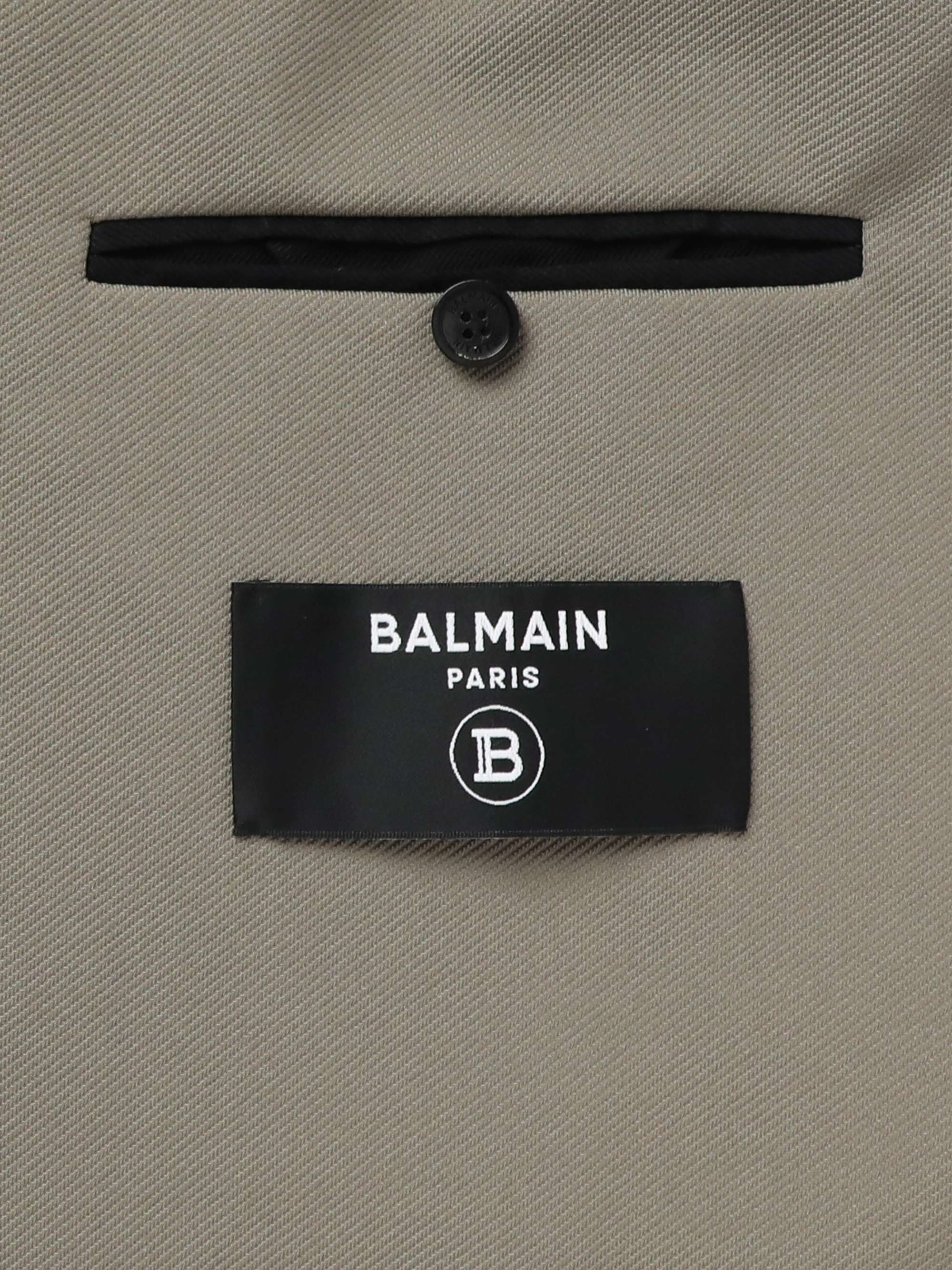 BALMAIN Slim-Fit Belted Crepe Hooded Blazer for Men | MR PORTER