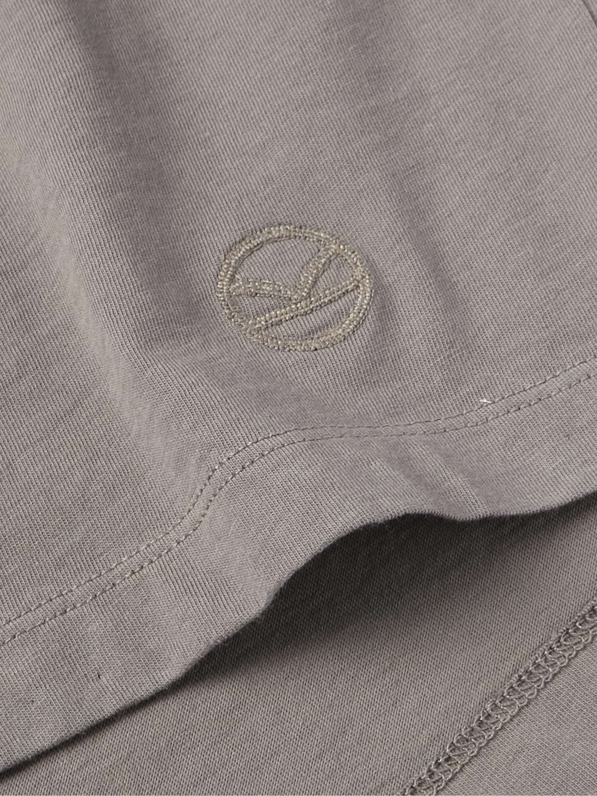 KINGSMAN Logo-Embroidered Pima Cotton-Jersey T-Shirt