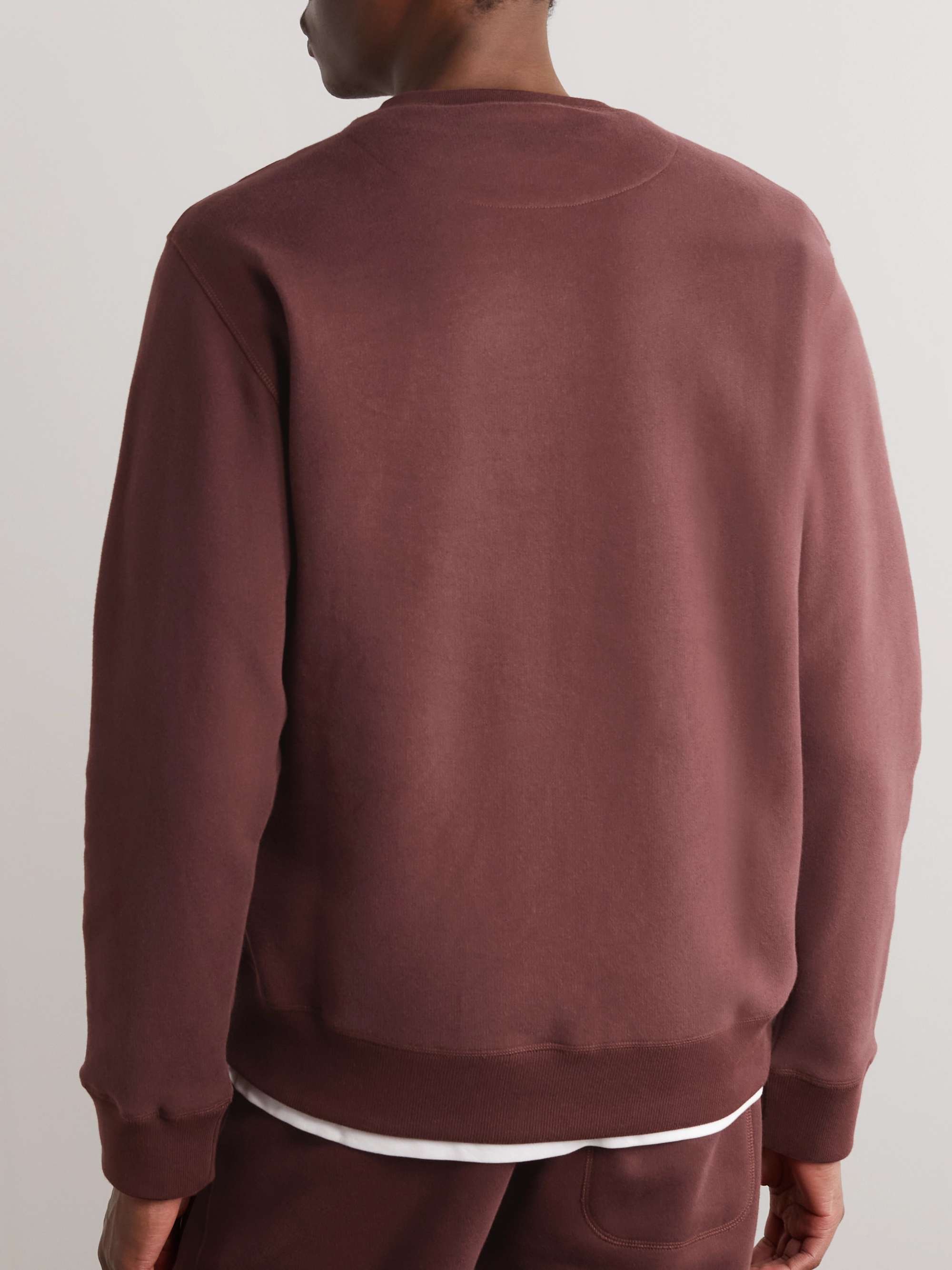 KINGSMAN Cotton and Cashmere-Blend Jersey Sweatshirt