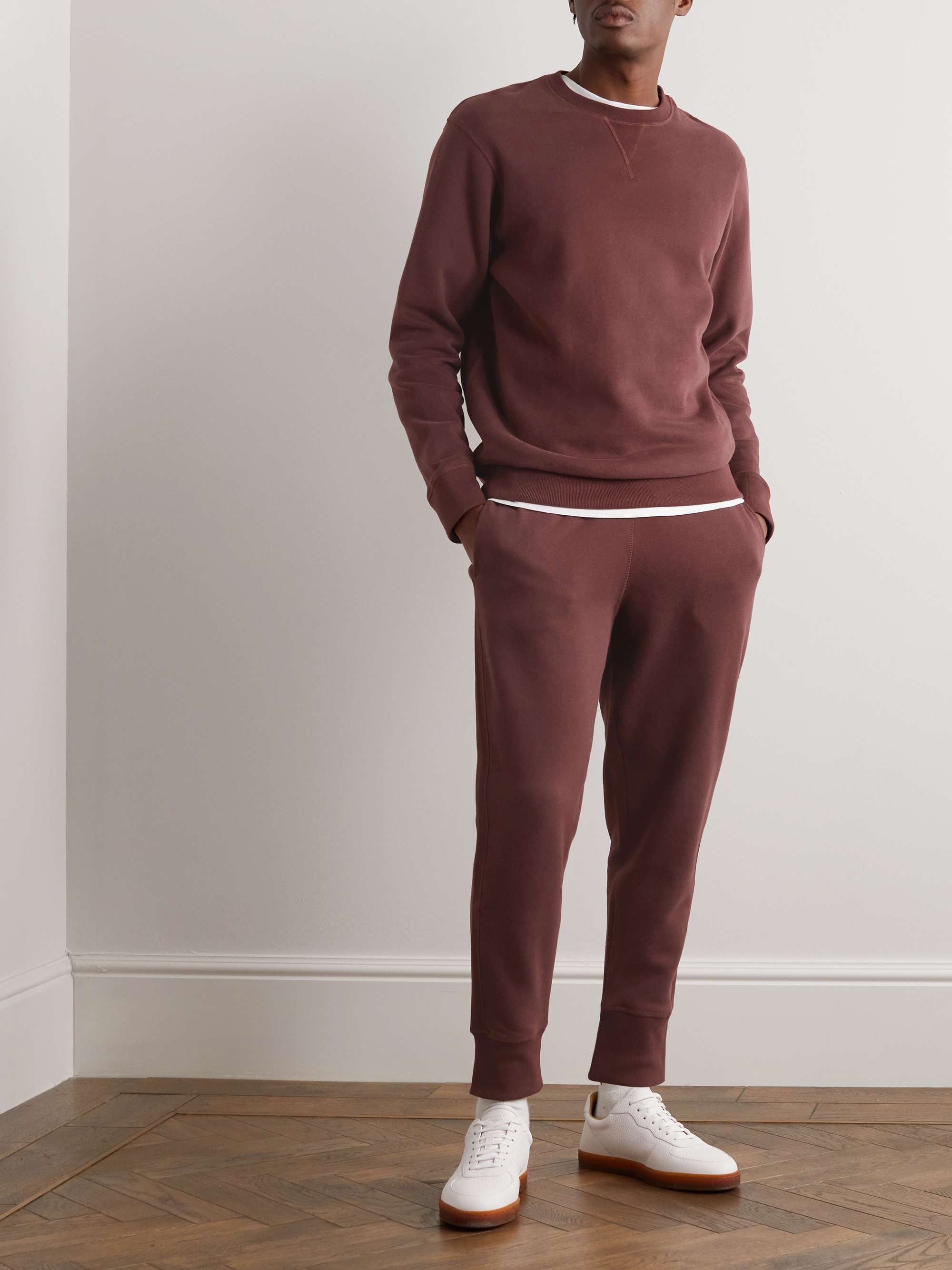 KINGSMAN Cotton and Cashmere-Blend Jersey Sweatshirt
