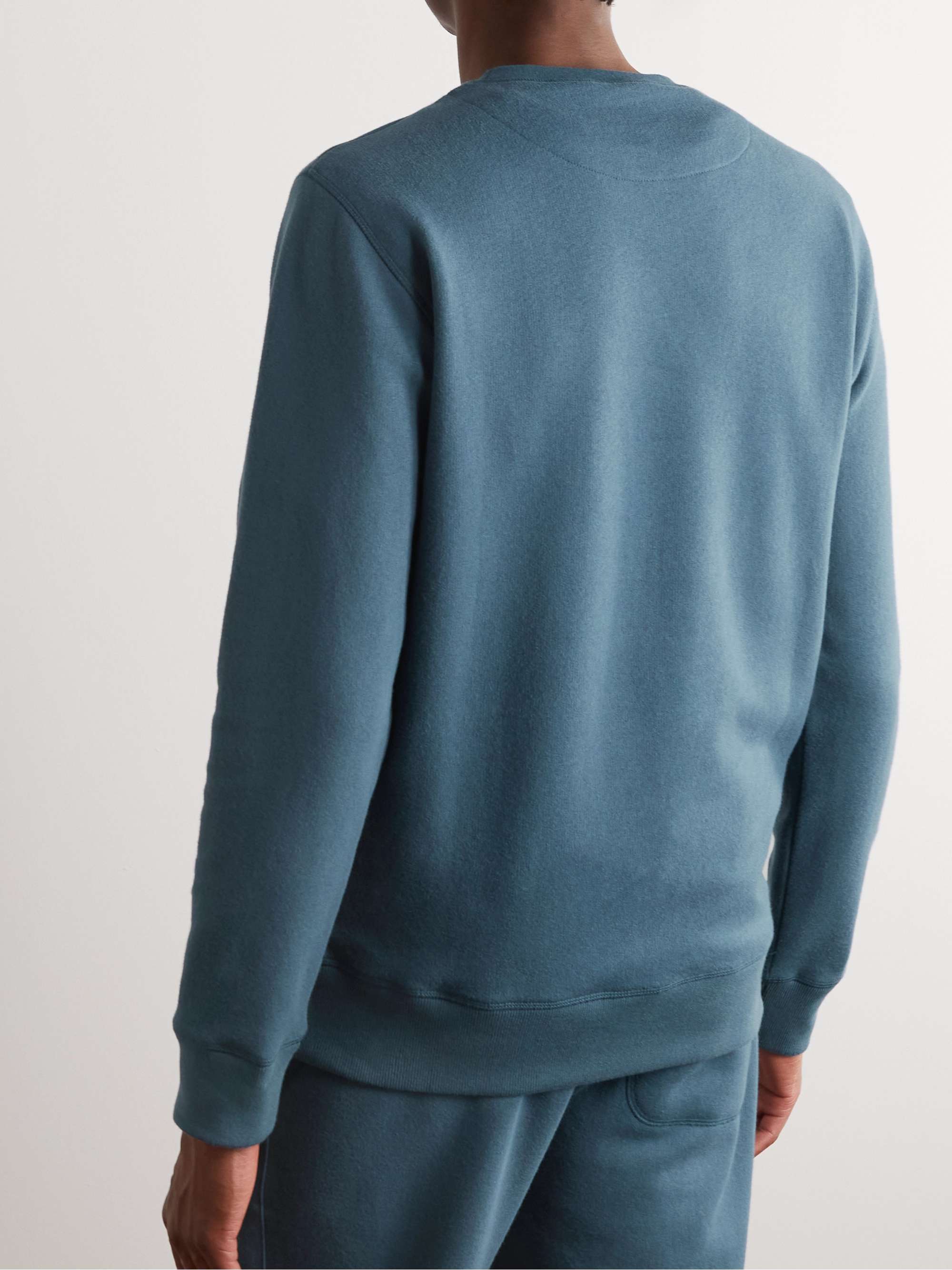 KINGSMAN Cotton and Cashmere-Blend Jersey Sweatshirt