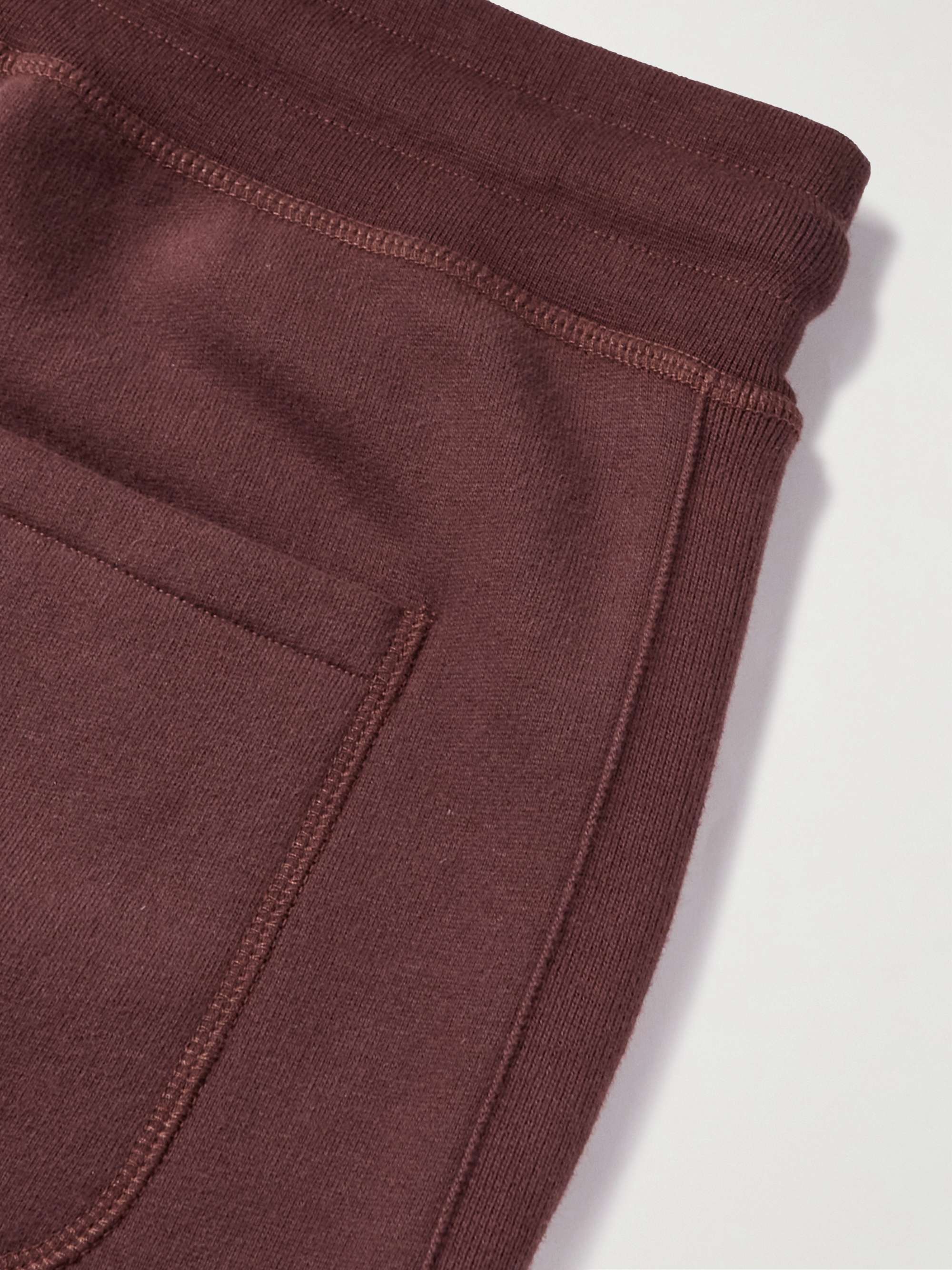 KINGSMAN Tapered Cotton and Cashmere-Blend Jersey Sweatpants