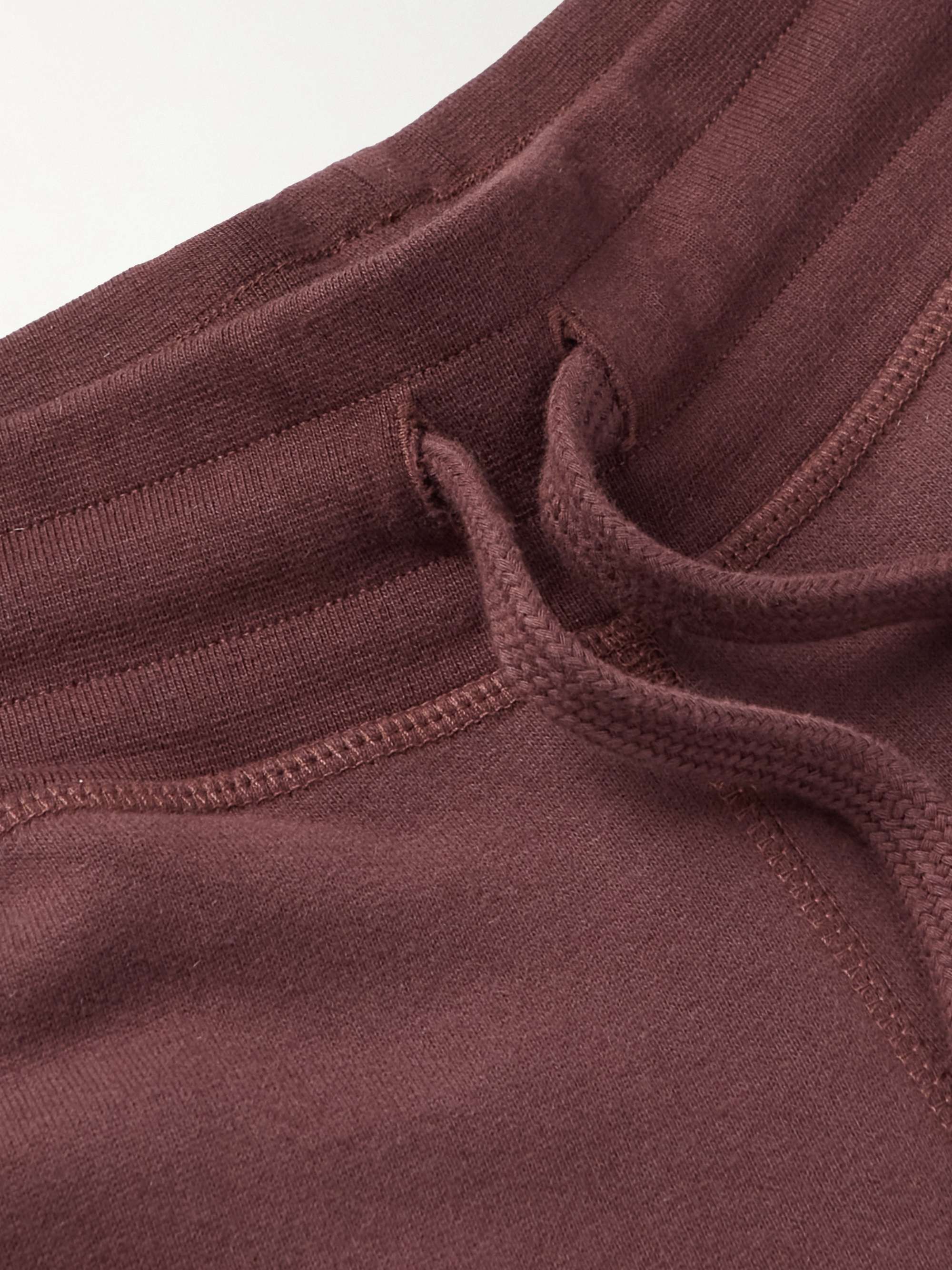 KINGSMAN Tapered Cotton and Cashmere-Blend Jersey Sweatpants