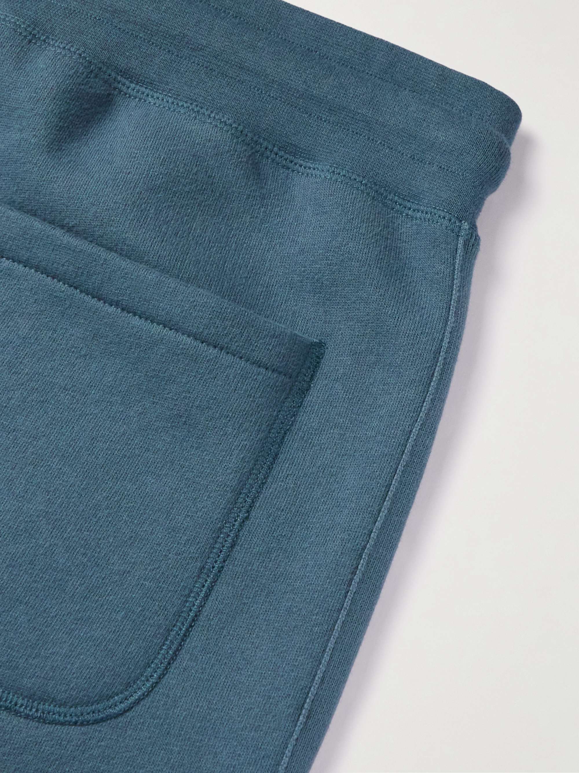 KINGSMAN Tapered Cotton and Cashmere-Blend Jersey Sweatpants