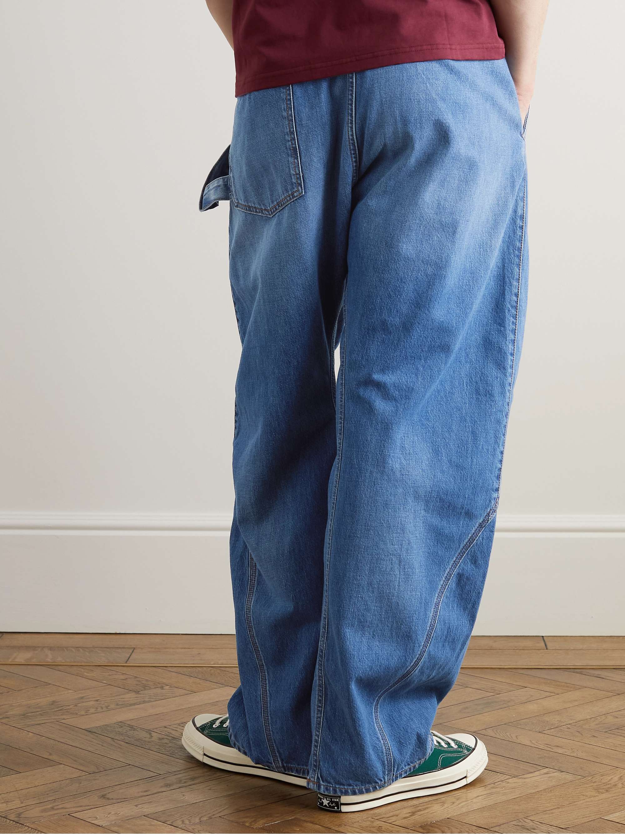 JW ANDERSON Twisted Workwear Wide-Leg Jeans