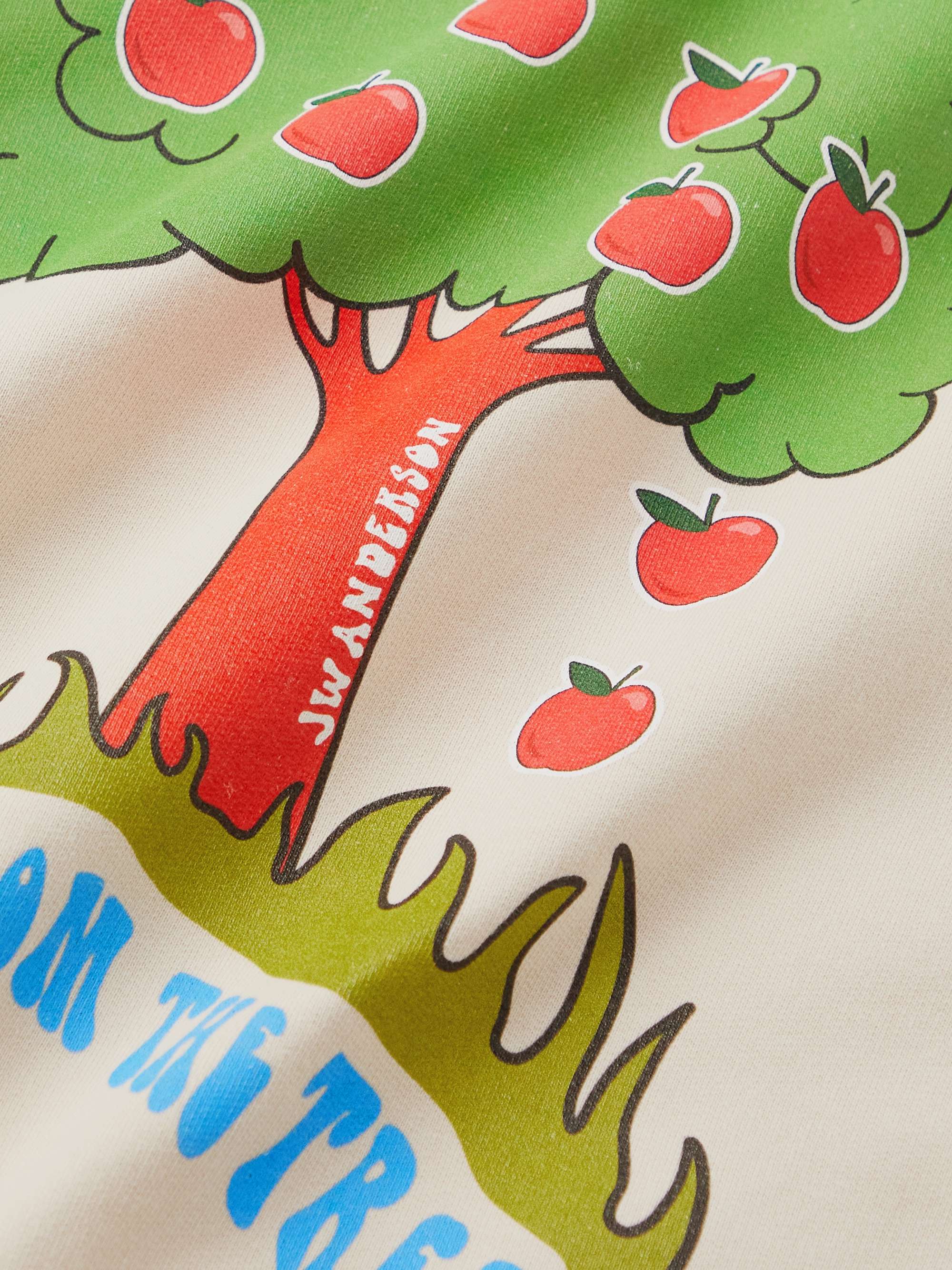 JW ANDERSON Printed Cotton-Jersey Sweatshirt