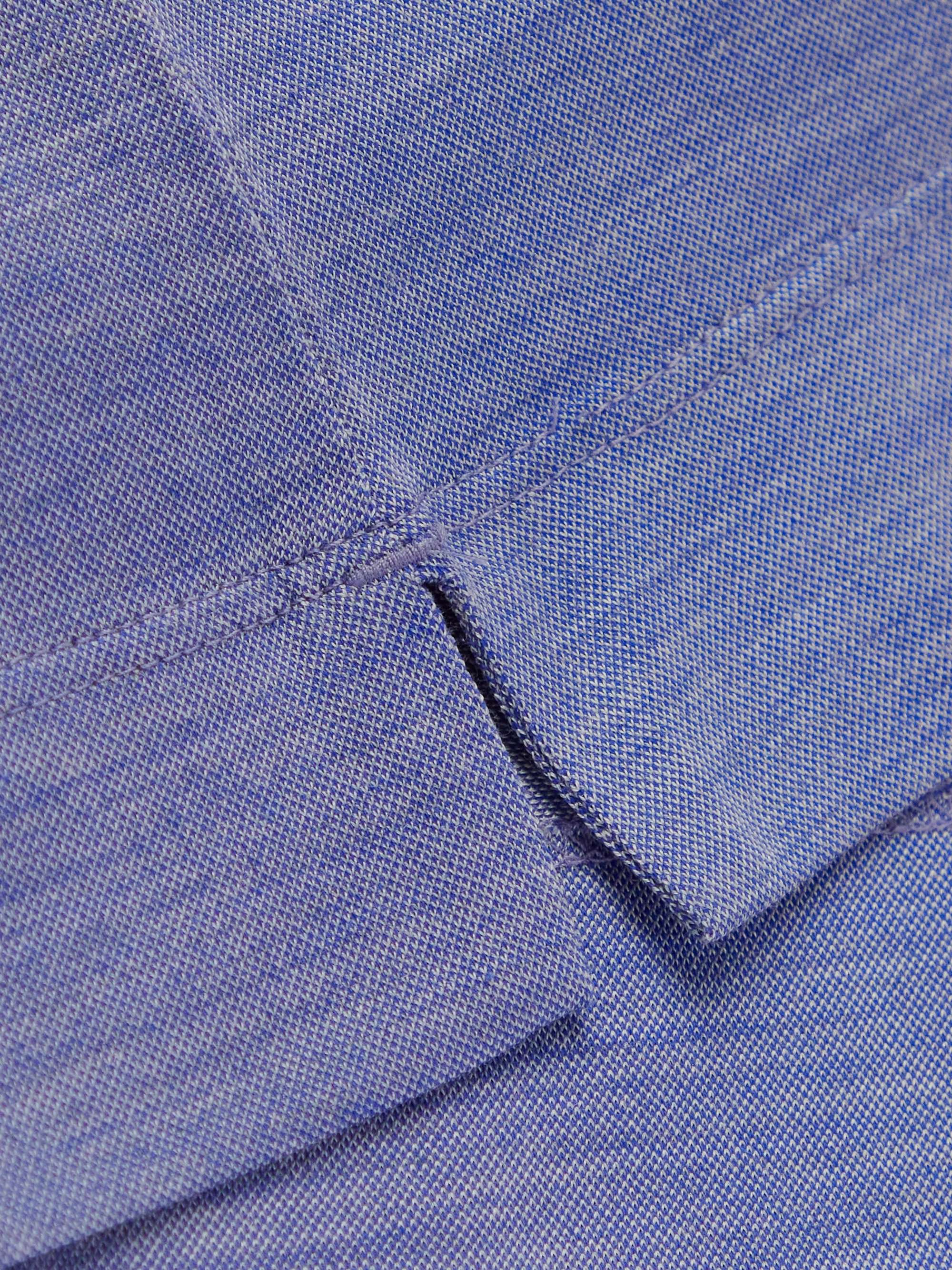 ZEGNA Silk and Linen-Blend Piqué T-Shirt
