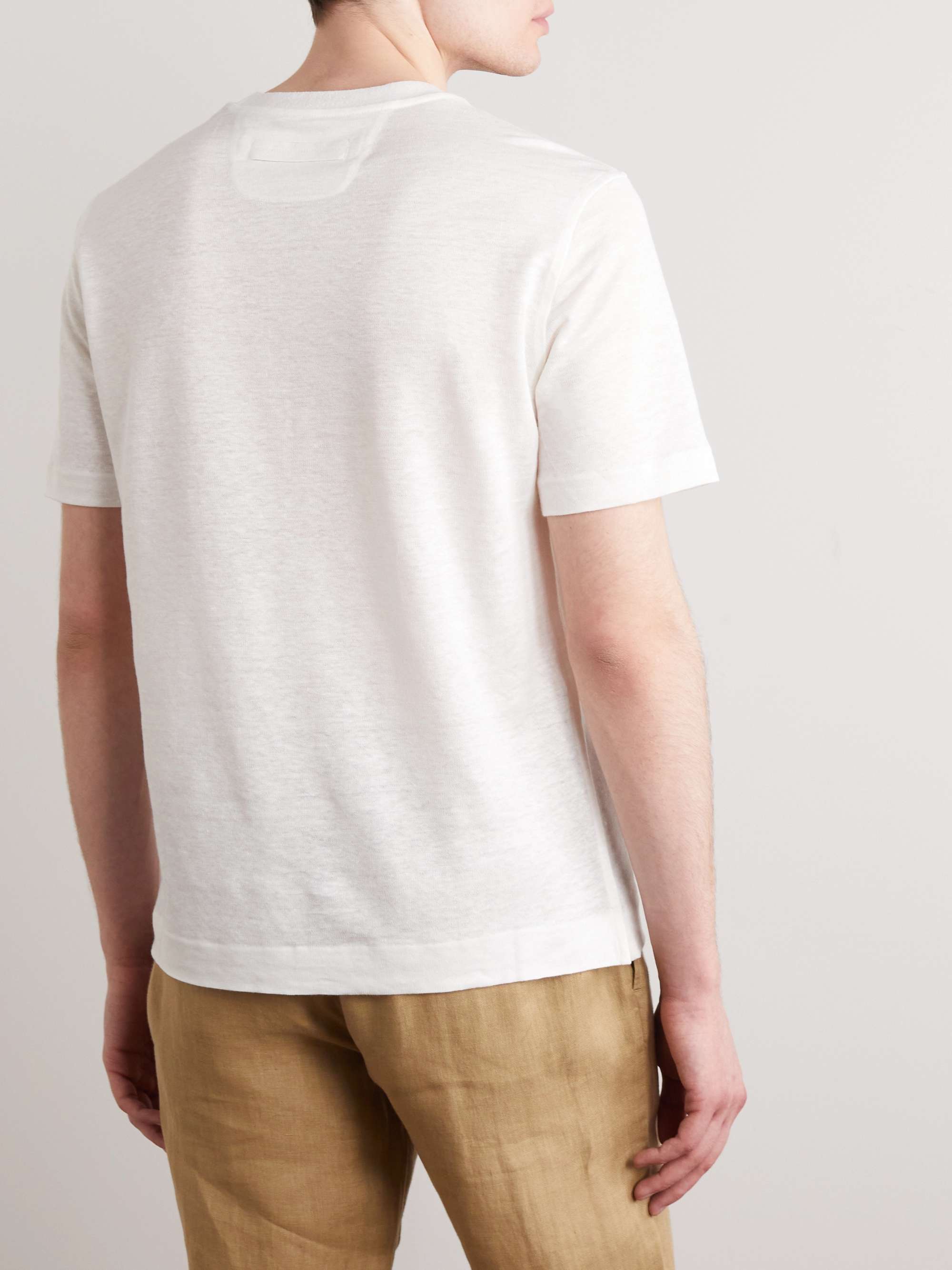 ZEGNA Linen T-Shirt
