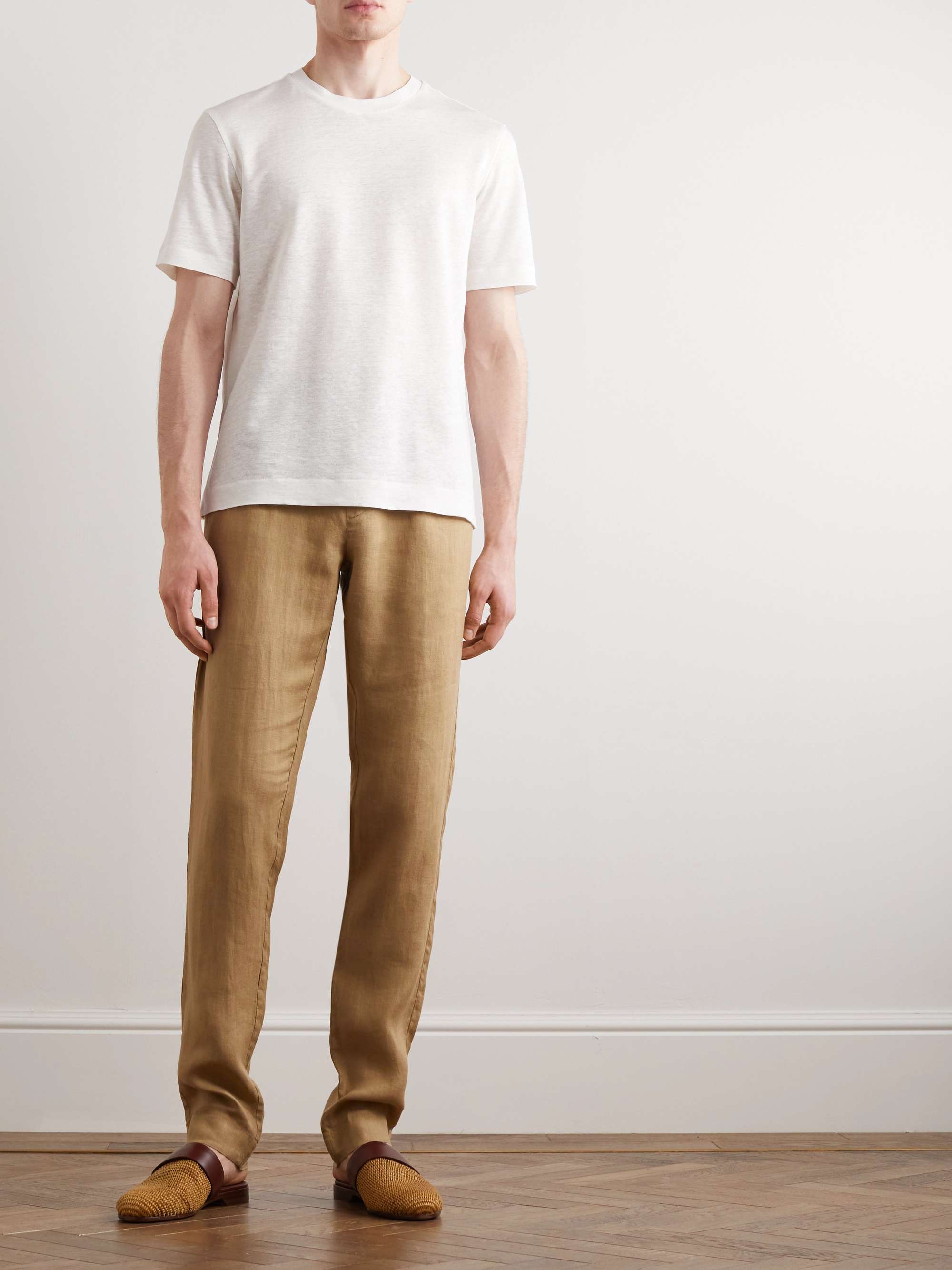 ZEGNA Linen T-Shirt