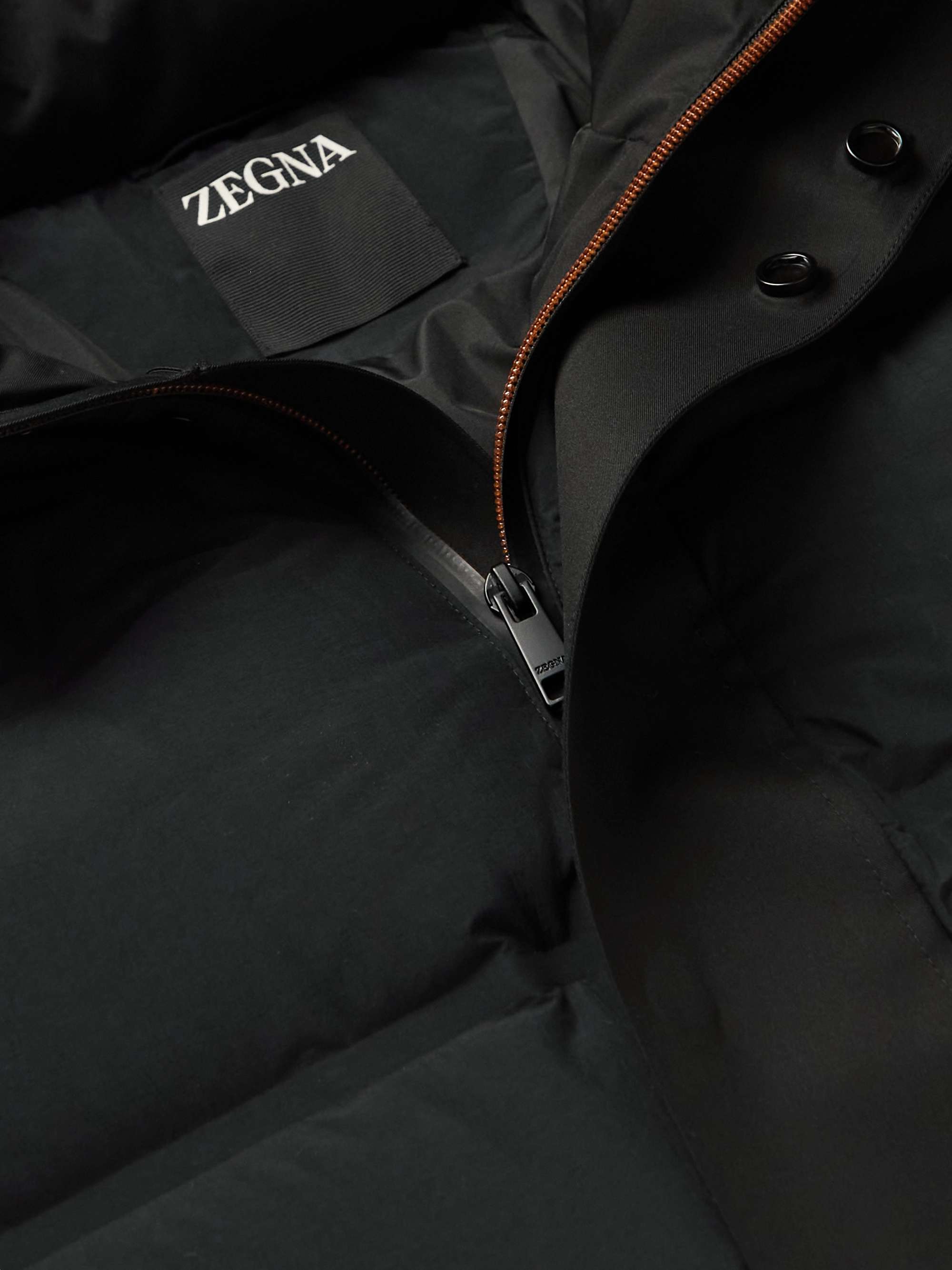 ZEGNA Quilted Hooded Down Ski Jacket