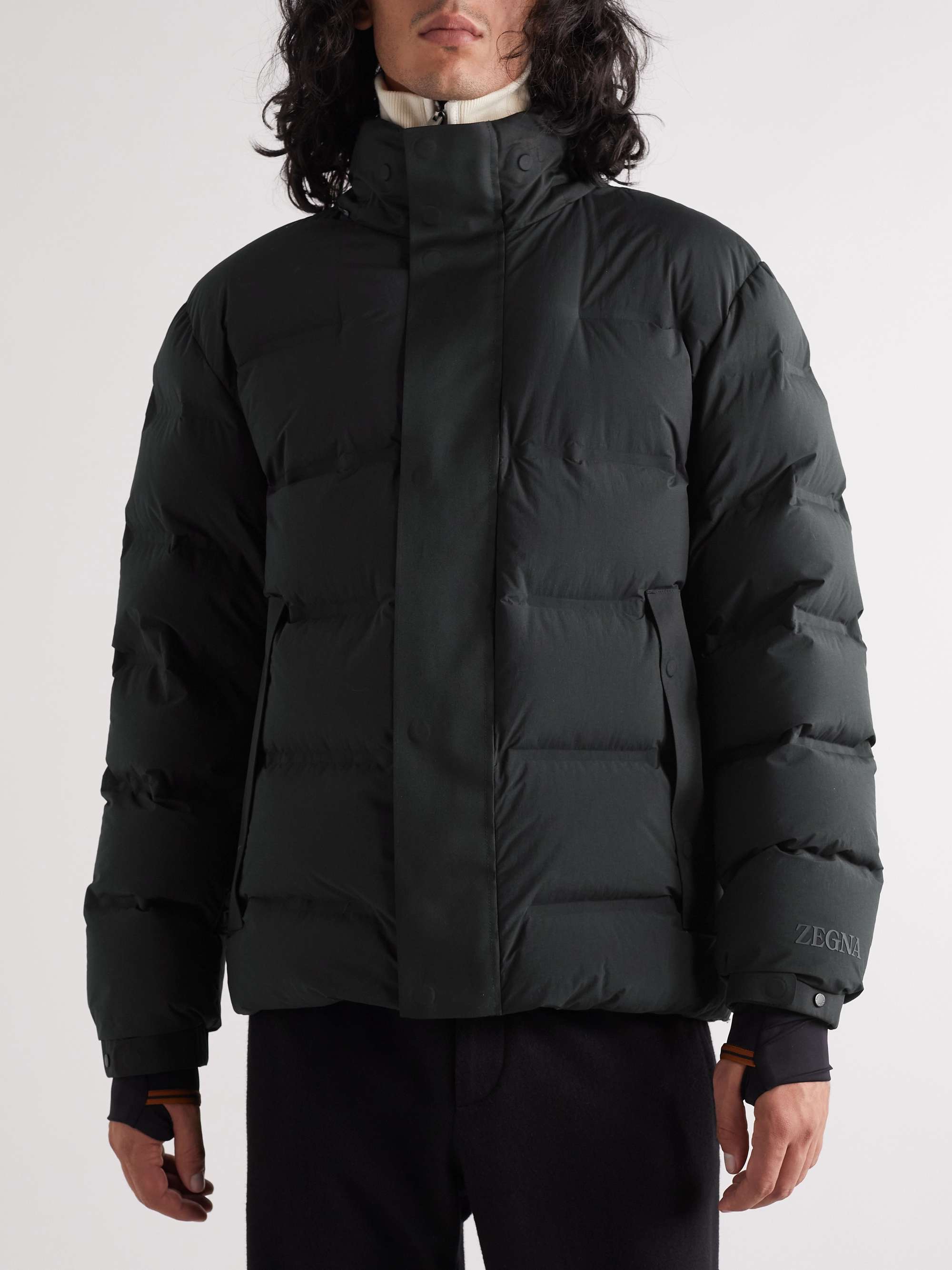 ZEGNA Quilted Hooded Down Ski Jacket