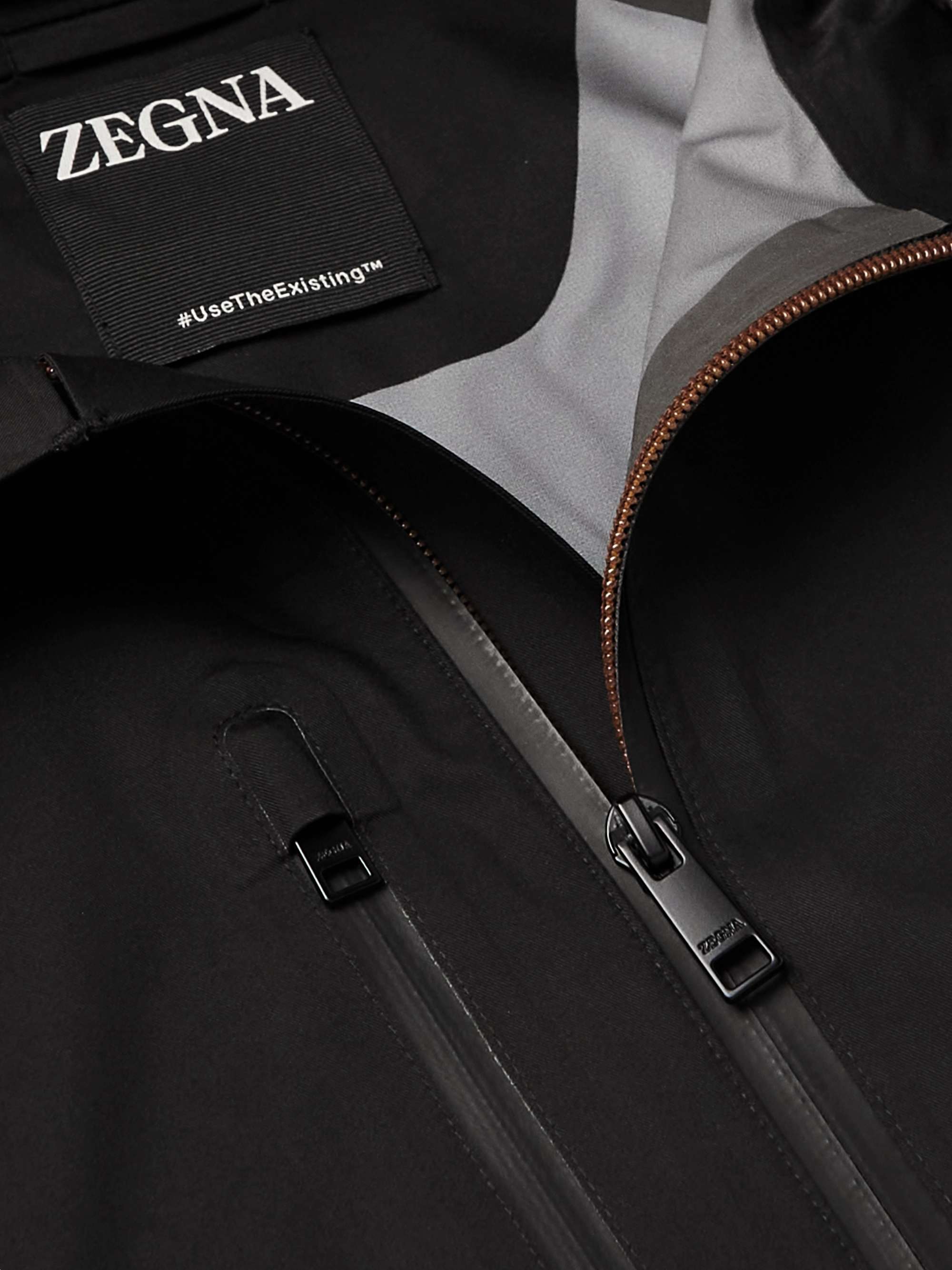 ZEGNA Panelled Hooded Ski Jacket