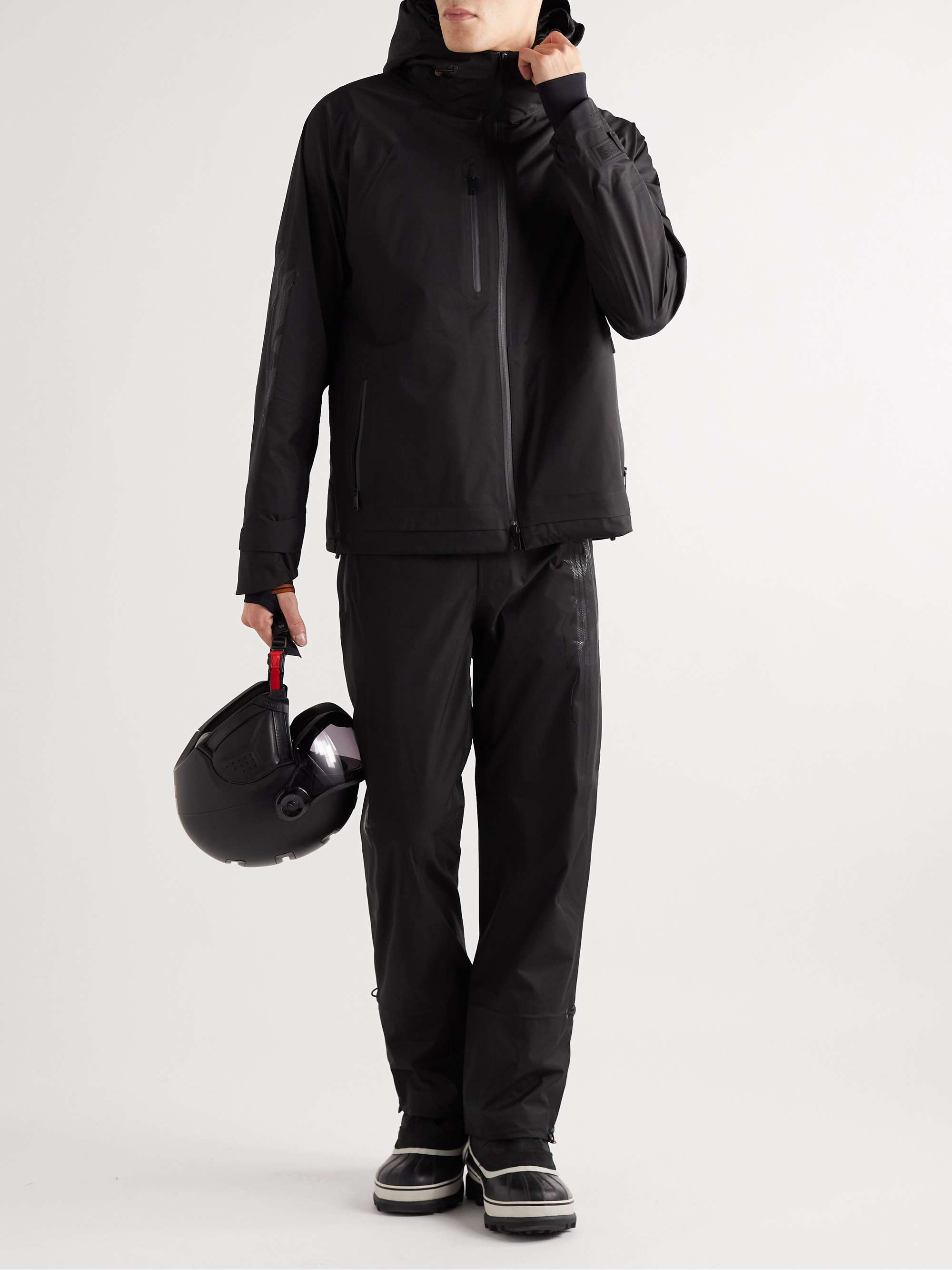 ZEGNA Panelled Hooded Ski Jacket