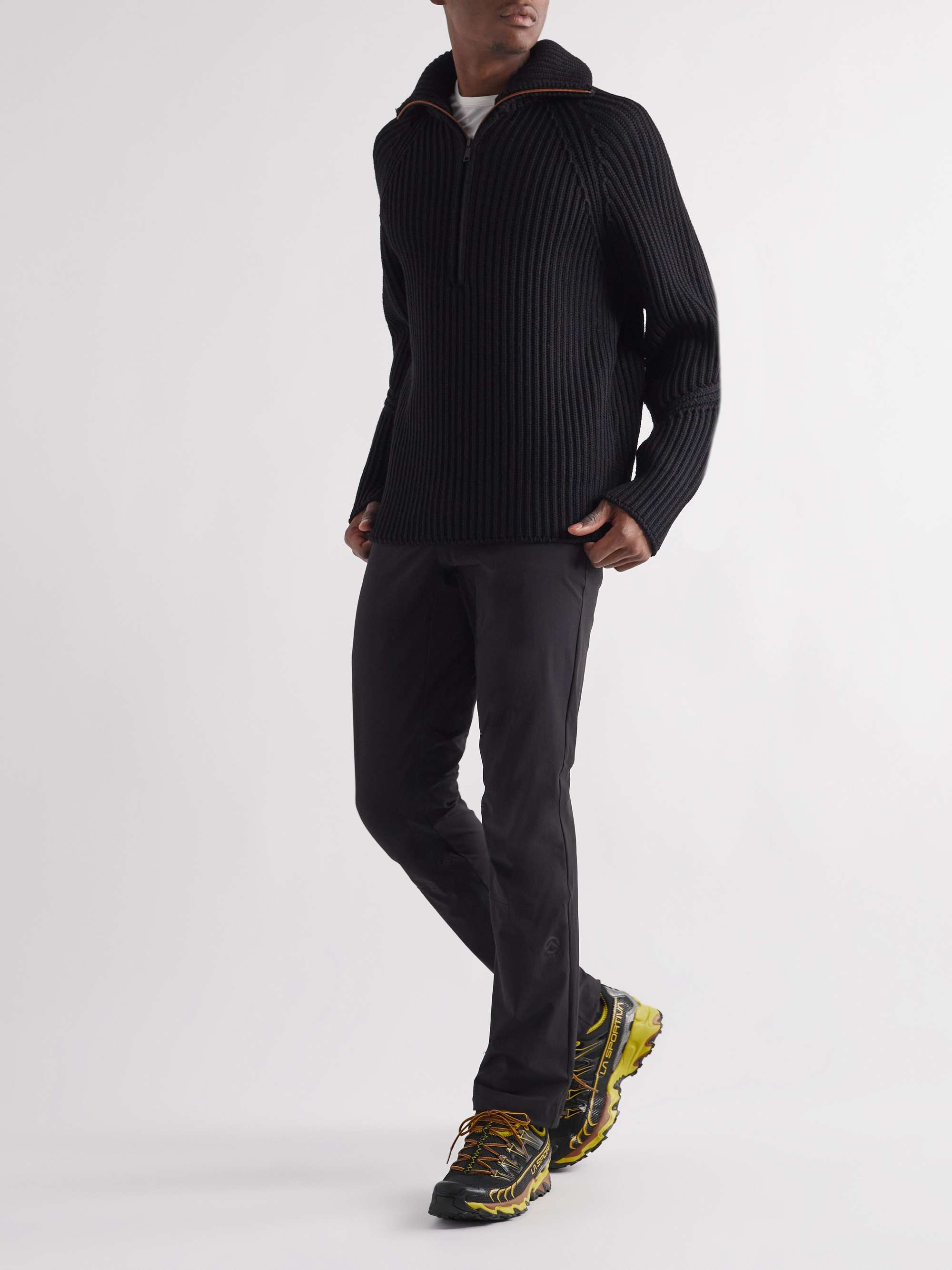 ZEGNA + La Sportiva Mesh and Rubber Sneakers