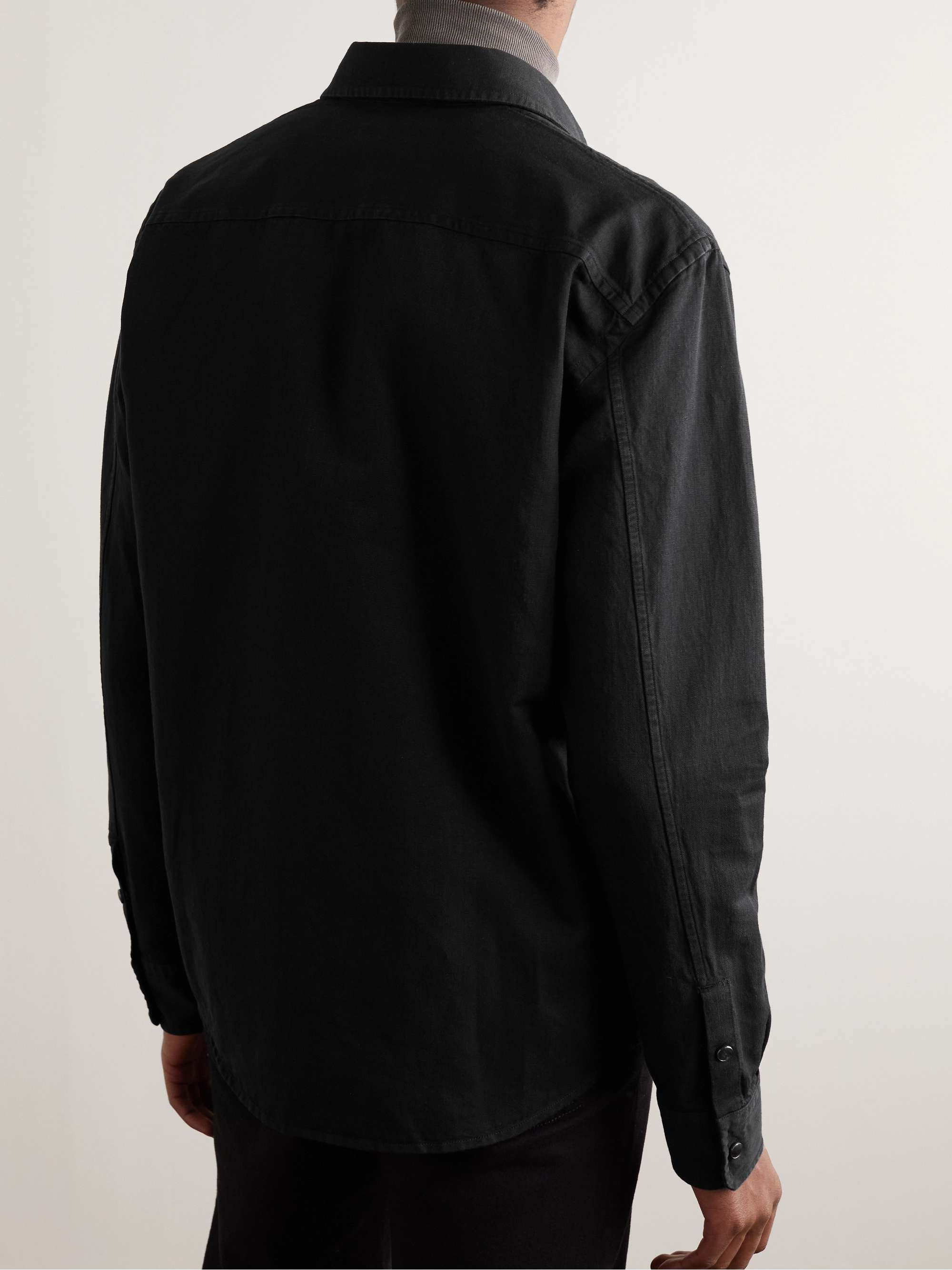 ZEGNA Denim Western Shirt