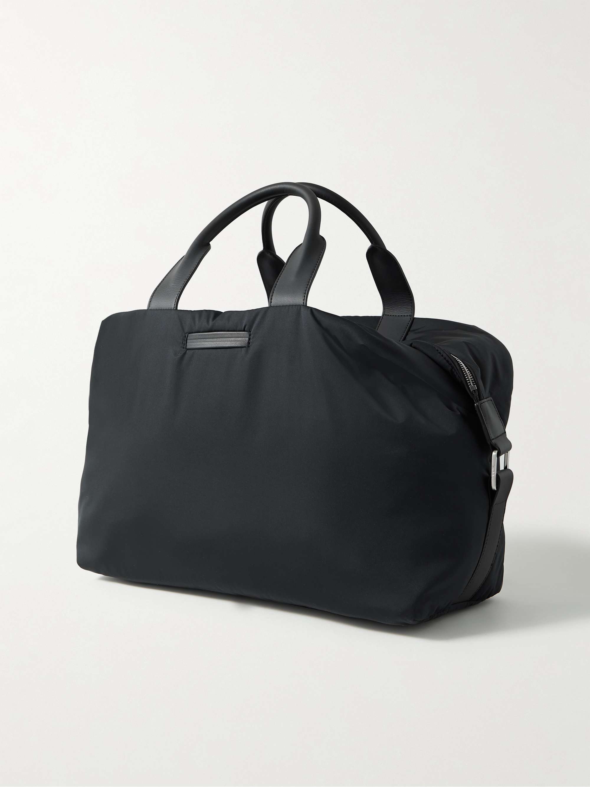 ZEGNA Raglan Leather-Trimmed Shell Holdall