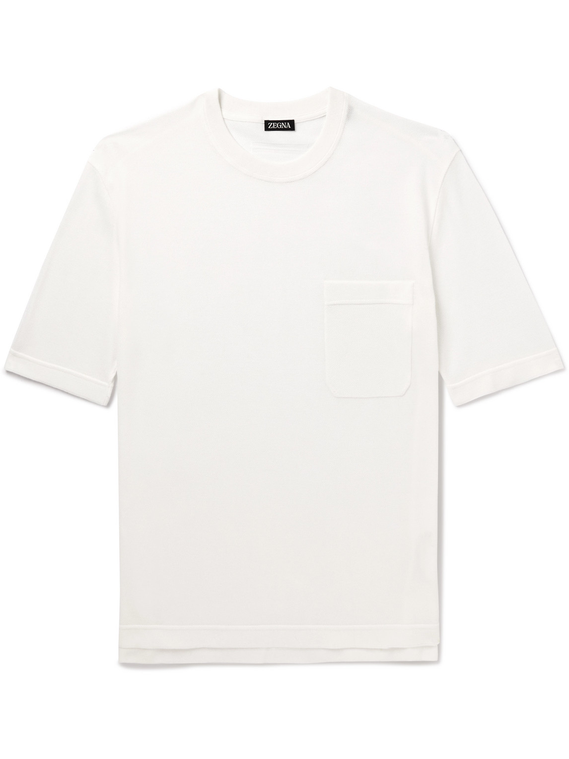ZEGNA COTTON-PIQUÉ T-SHIRT