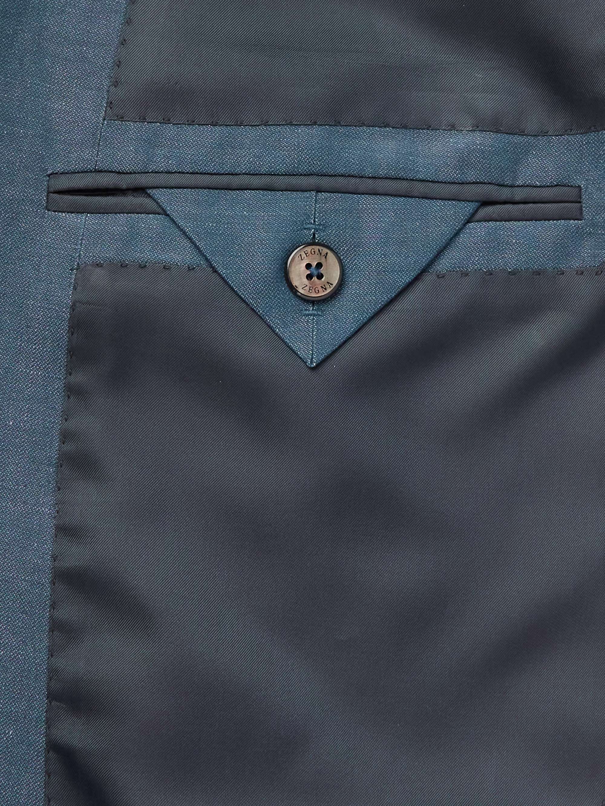 ZEGNA Wool and Linen-Blend Suit Jacket