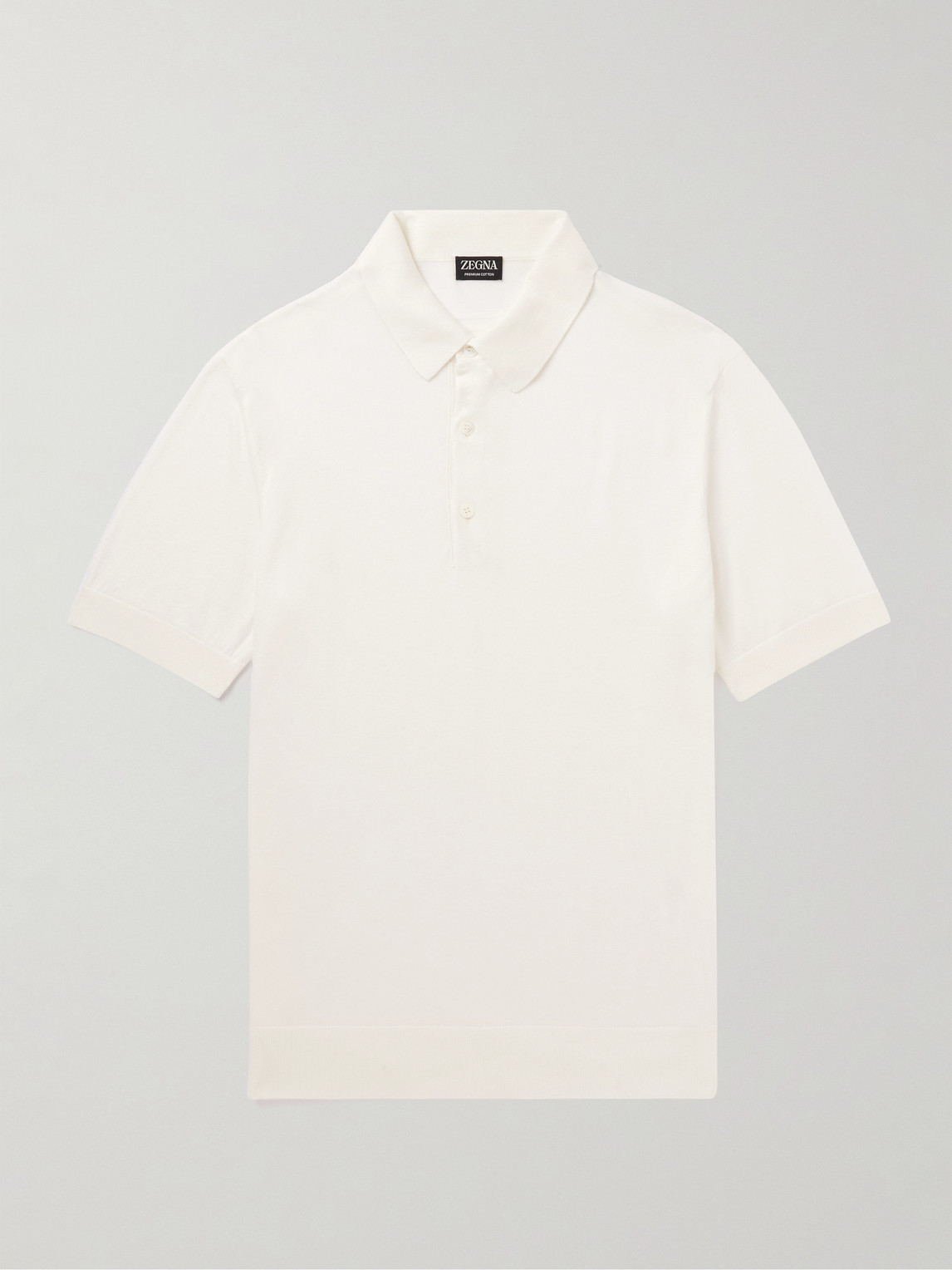 Zegna Cotton Polo Shirt - Men