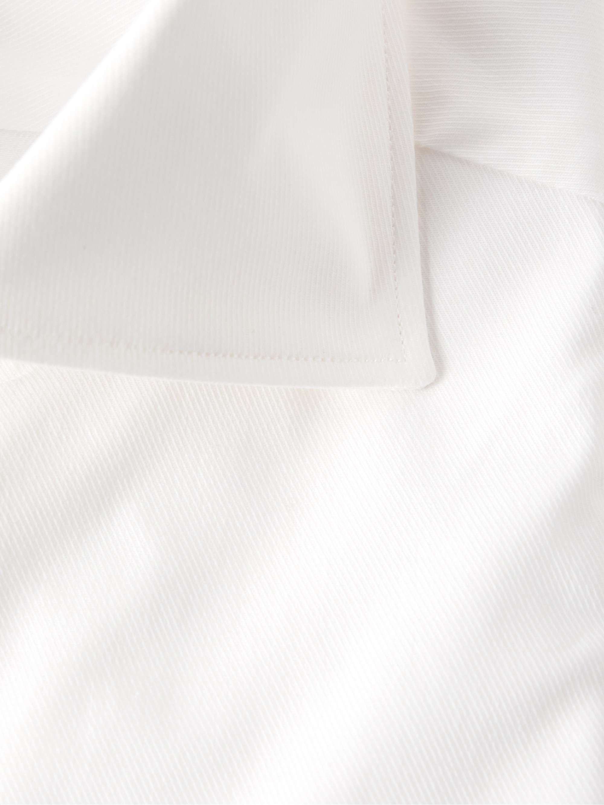 ZEGNA Slim-Fit Cutaway-Collar Stretch-Cotton Shirt