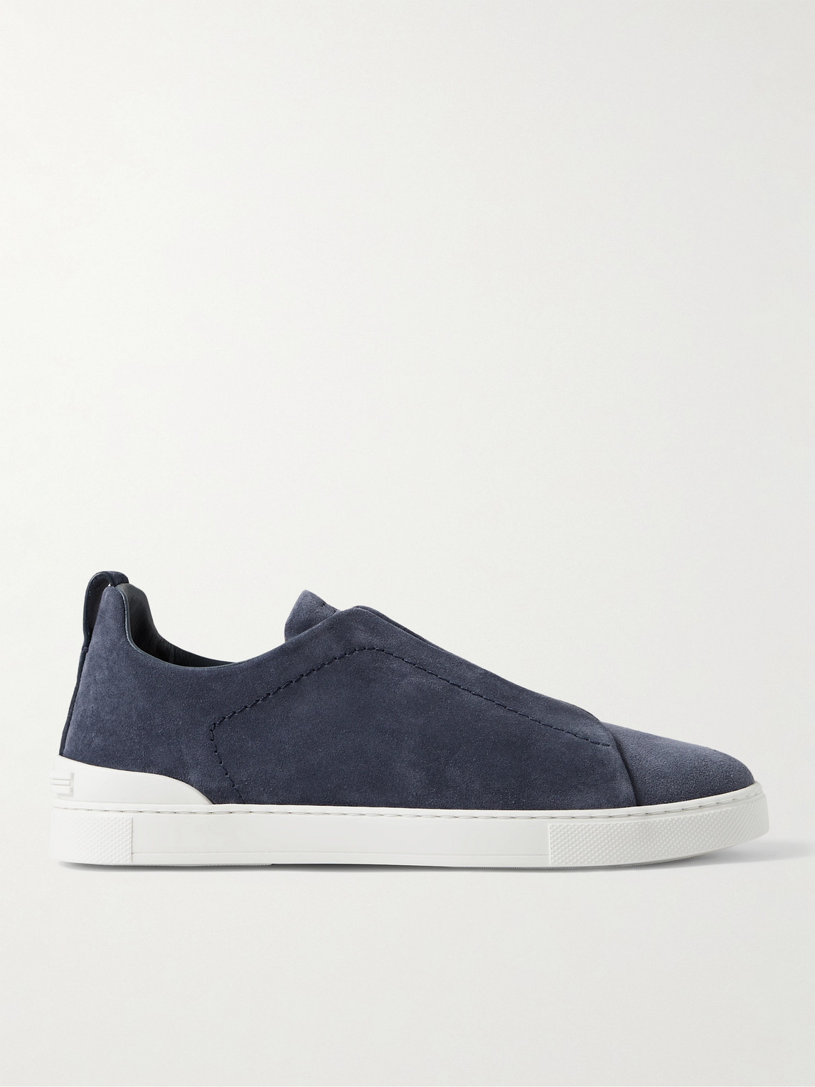 Zegna Triple Stitch™ Suede Slip-On Sneakers - Men