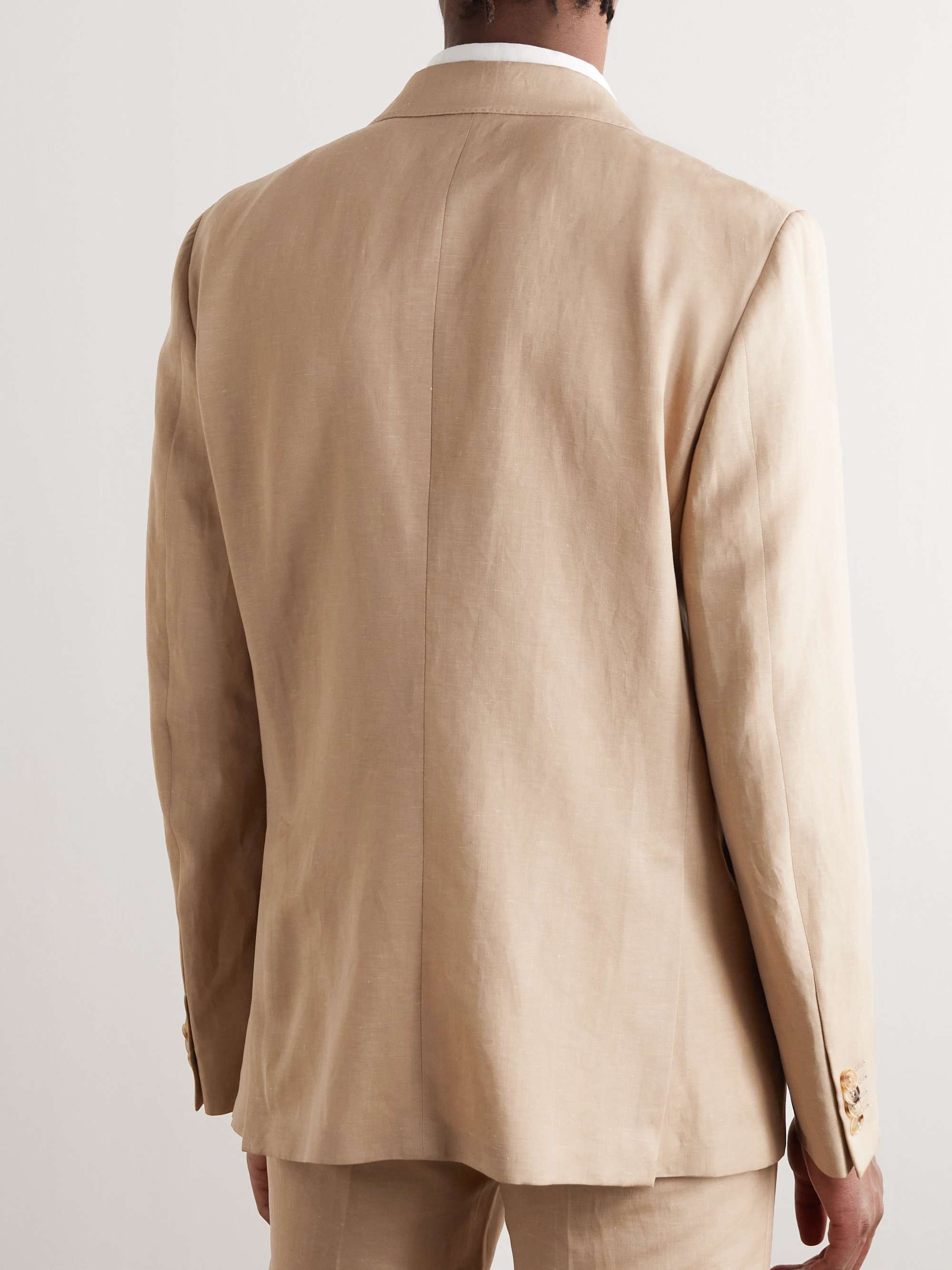 ZEGNA Wool and Linen-Blend Suit Jacket