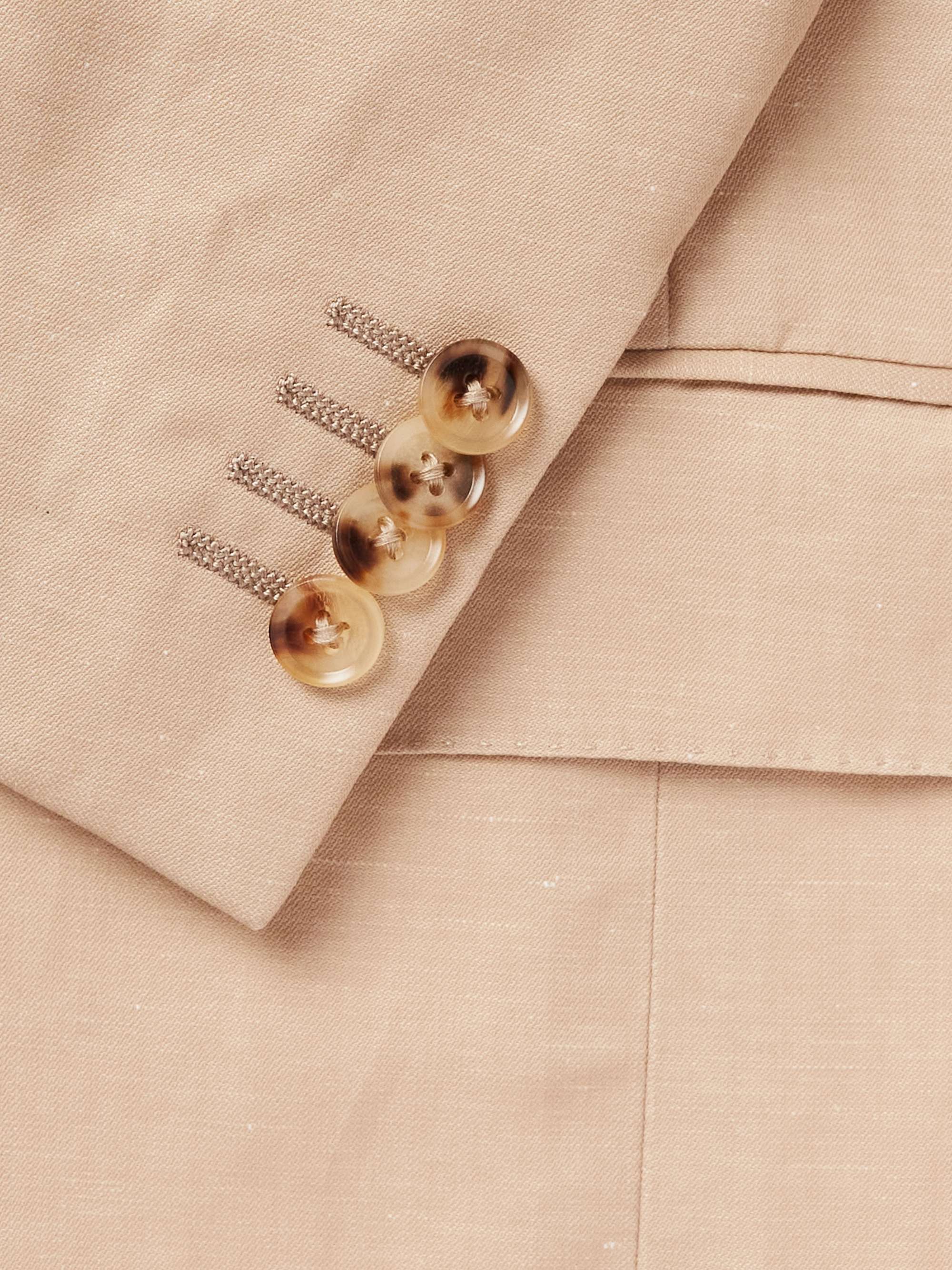ZEGNA Wool and Linen-Blend Suit Jacket