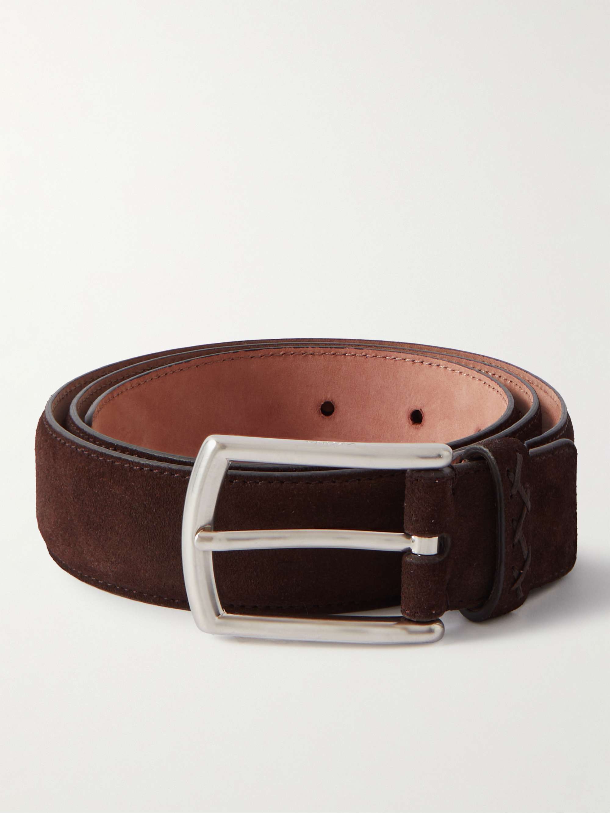 Cloth belt Burberry Brown size L International in Cloth - 27476708