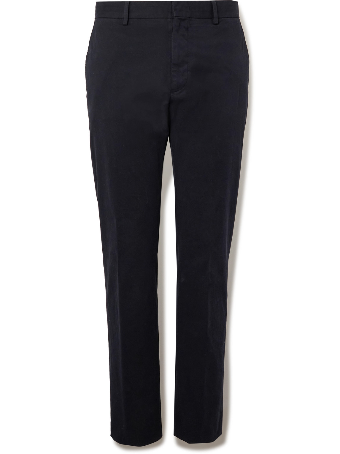 Zegna High-waisted Straight-leg Jeans In Black