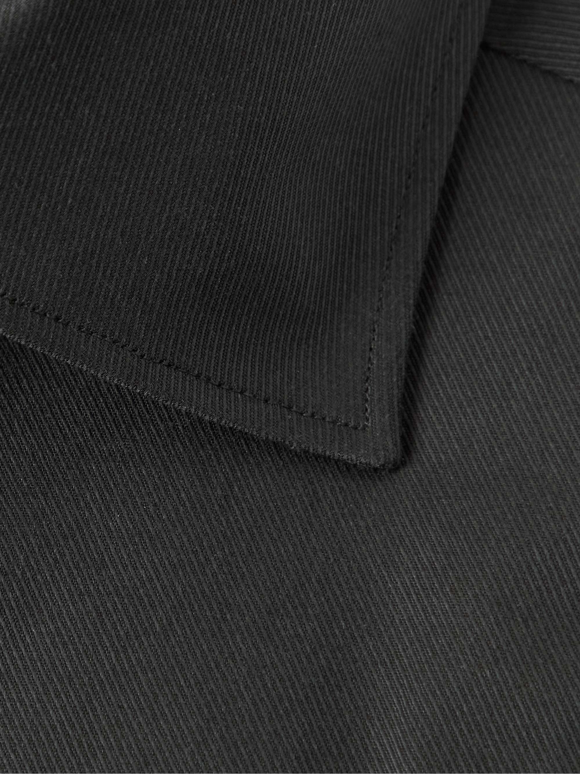 ZEGNA Trofeo Slim-Fit Cutaway-Collar Cotton-Blend Twill Shirt